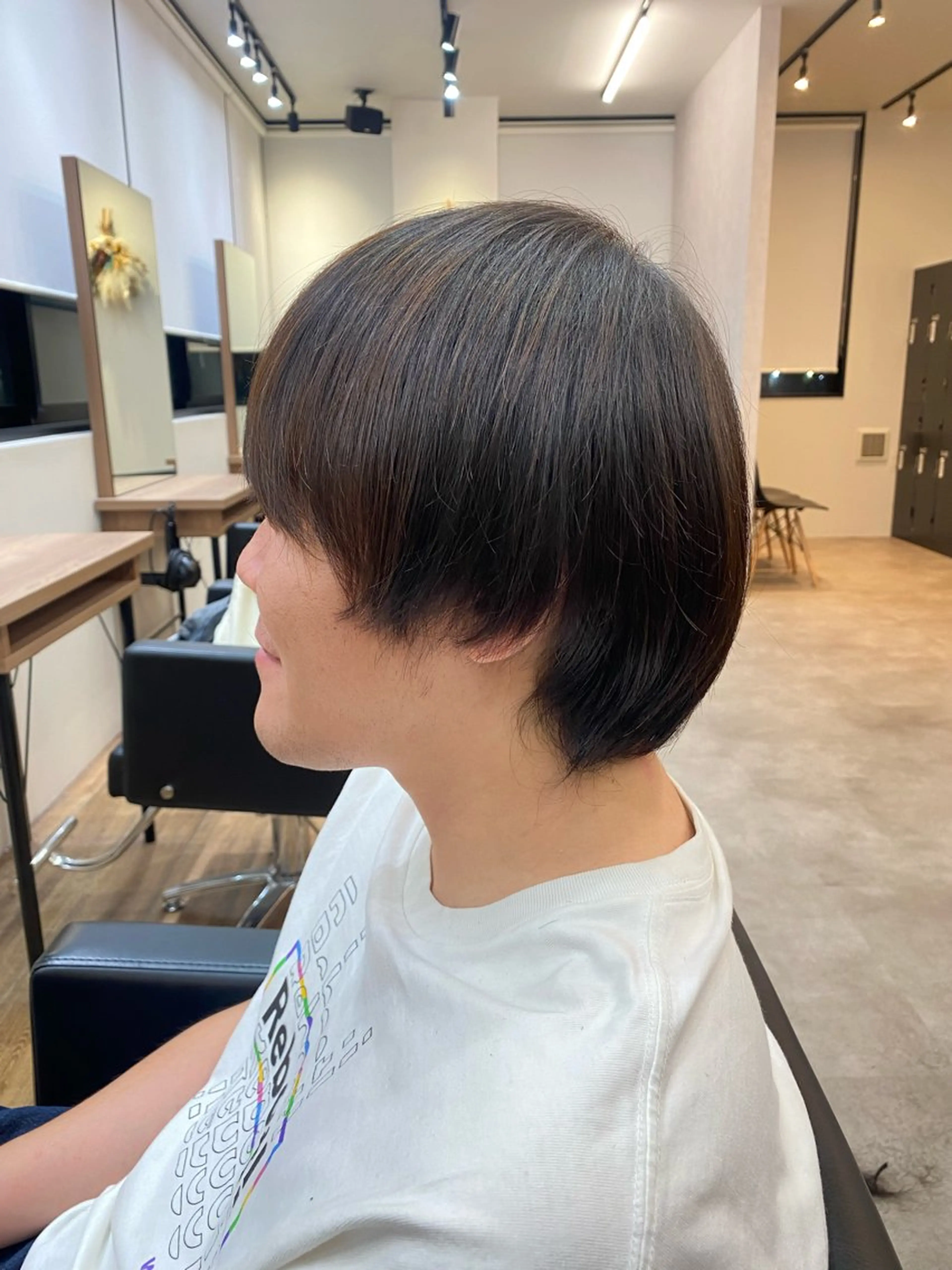 ショート メンズ メンズショート メンズウルフカット ショートヘア ウルフカット カット well高崎上大類店所属・well高崎上大類町 /湯浅泳作のヘアスタイル