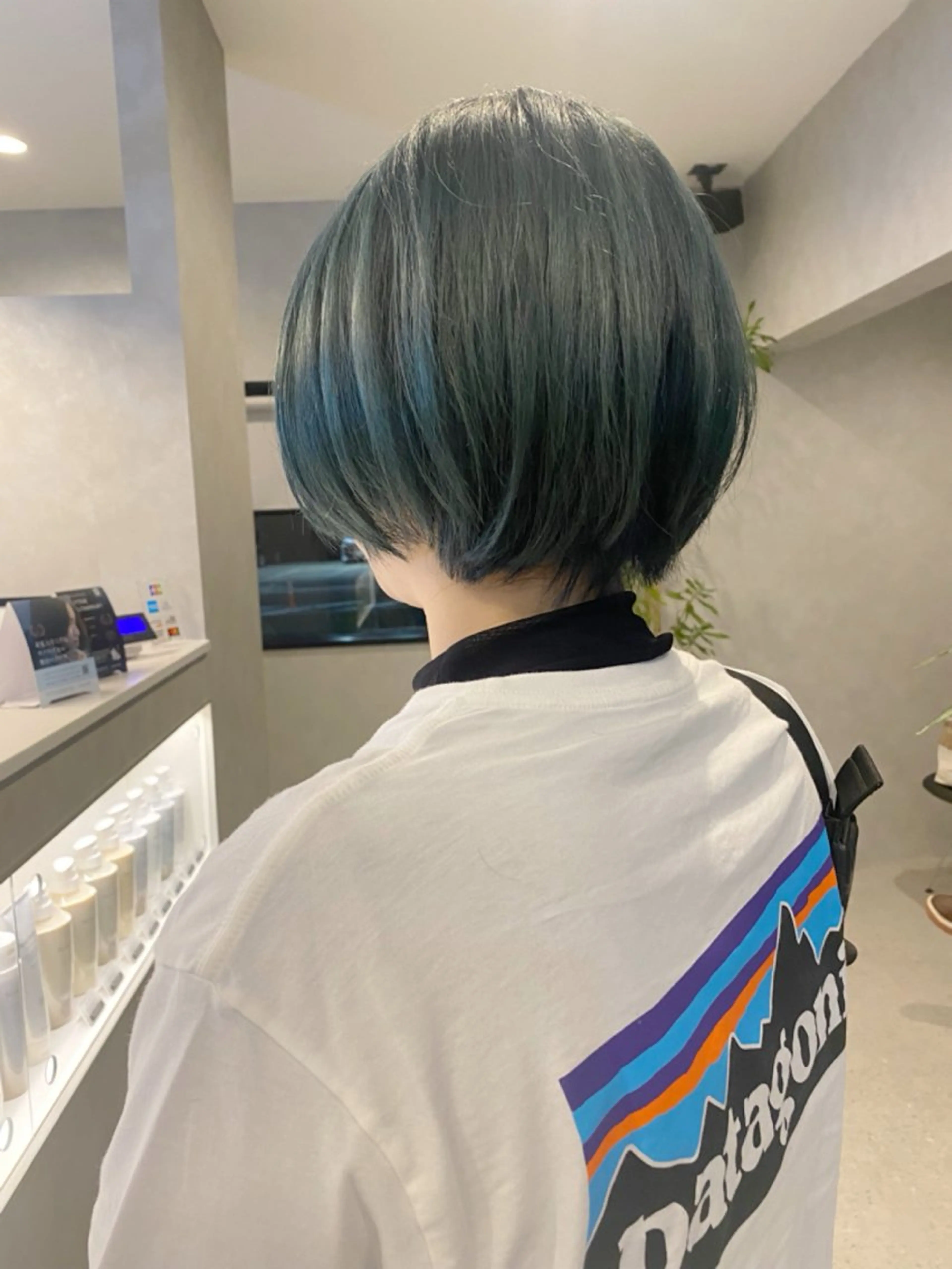 ショート カラー ボブ 大林　恵理 【Agu 屋島】のヘアスタイル