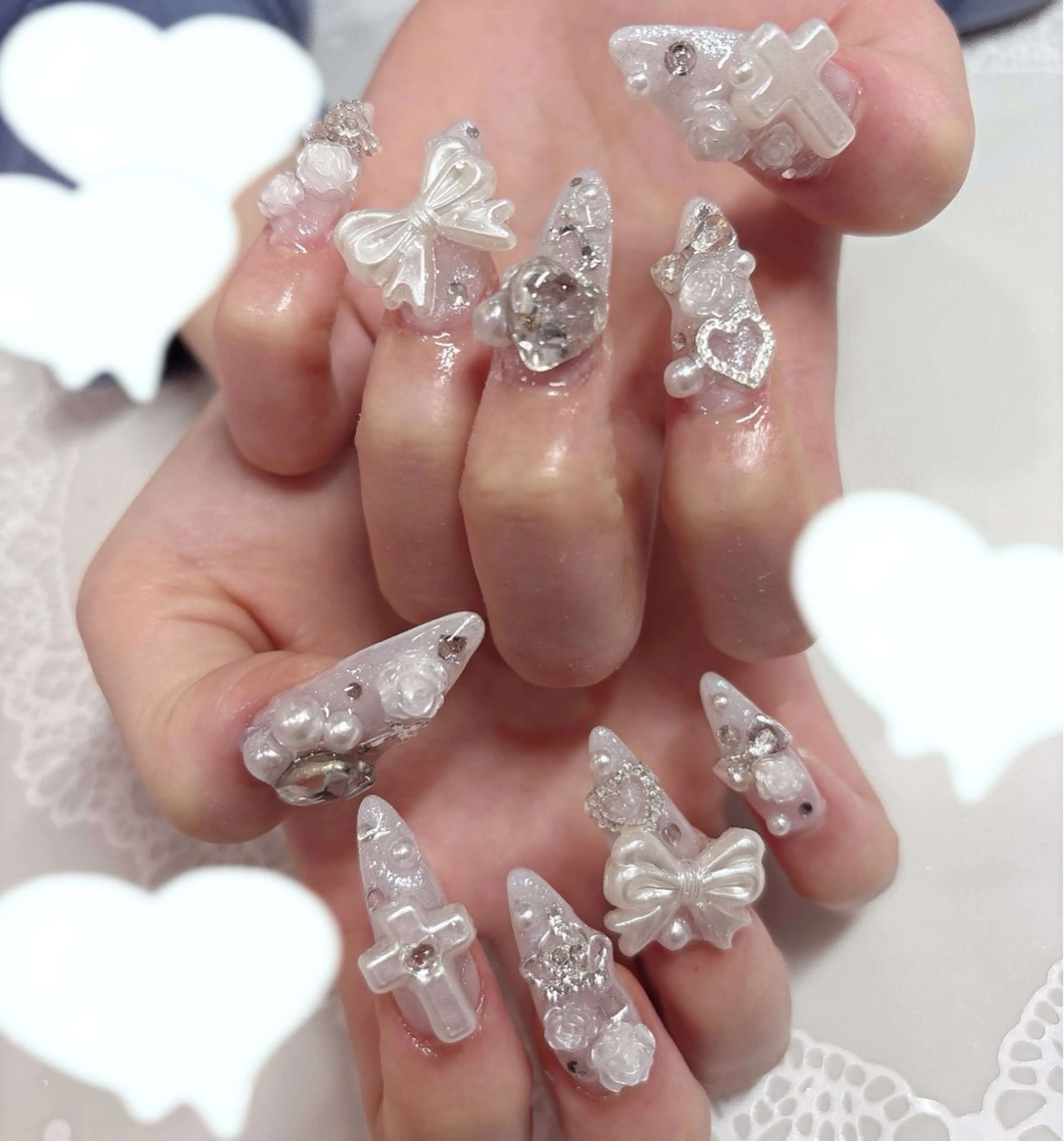 ネイル ハンドネイル Y♡veil 名古屋店所属・こと ୨୧⑅のネイルデザイン