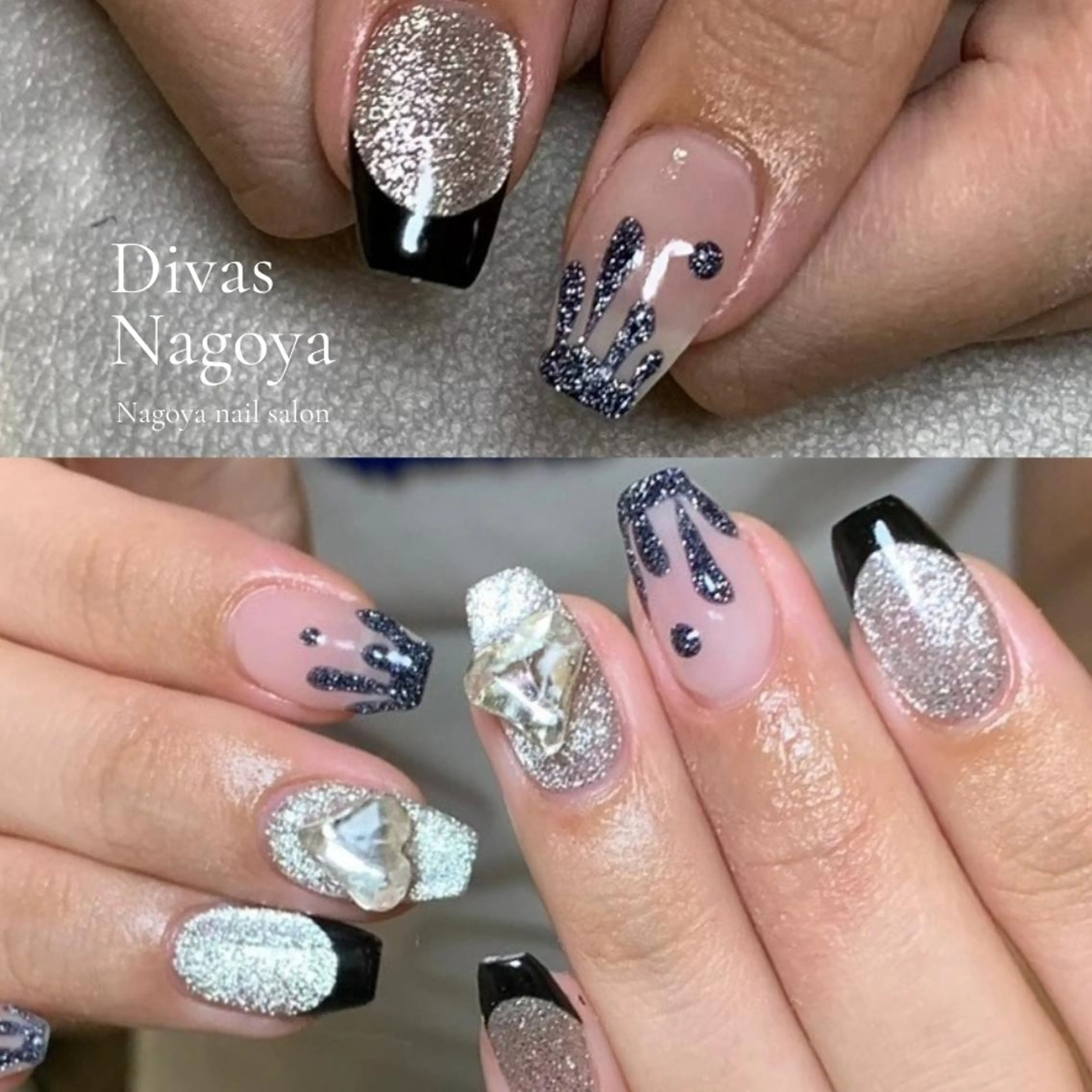 ネイル アートネイル 長さ出し ジェルネイル 韓国ネイル マグネットネイル 🎀Sakae D.d nail🎀のネイルデザイン