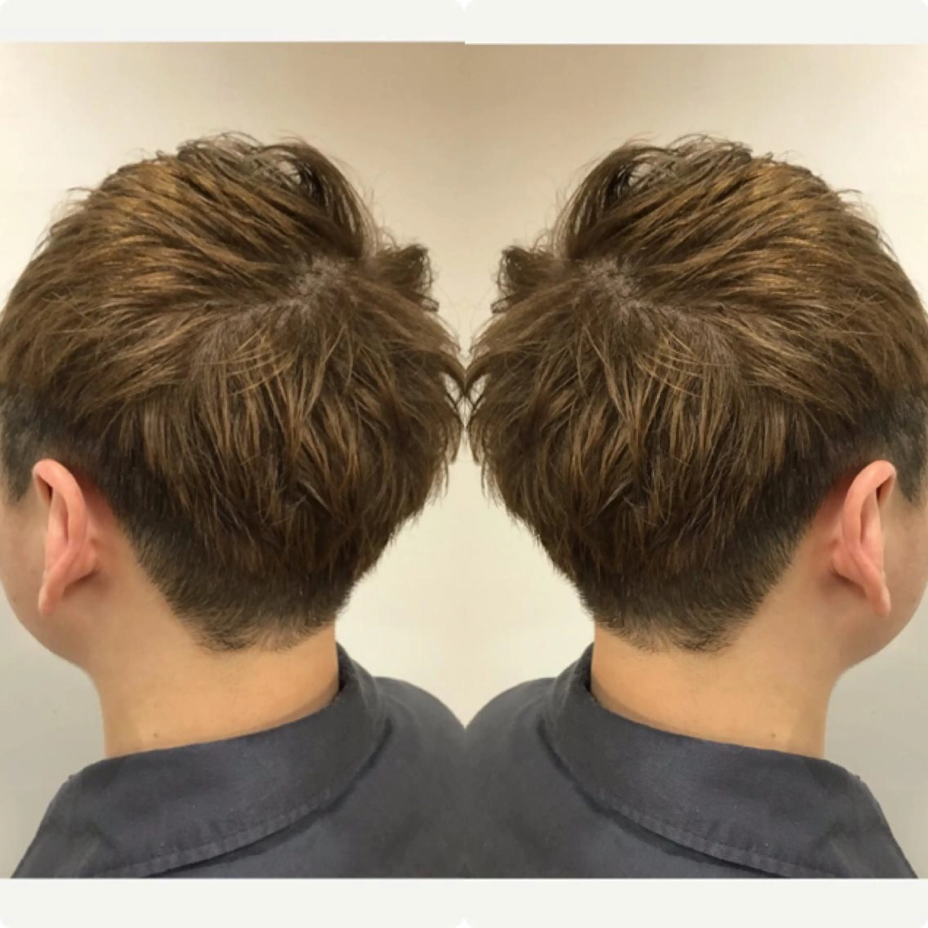 ショート カラー メンズ ベージュカラー River,Land所属・yui .のヘアスタイル