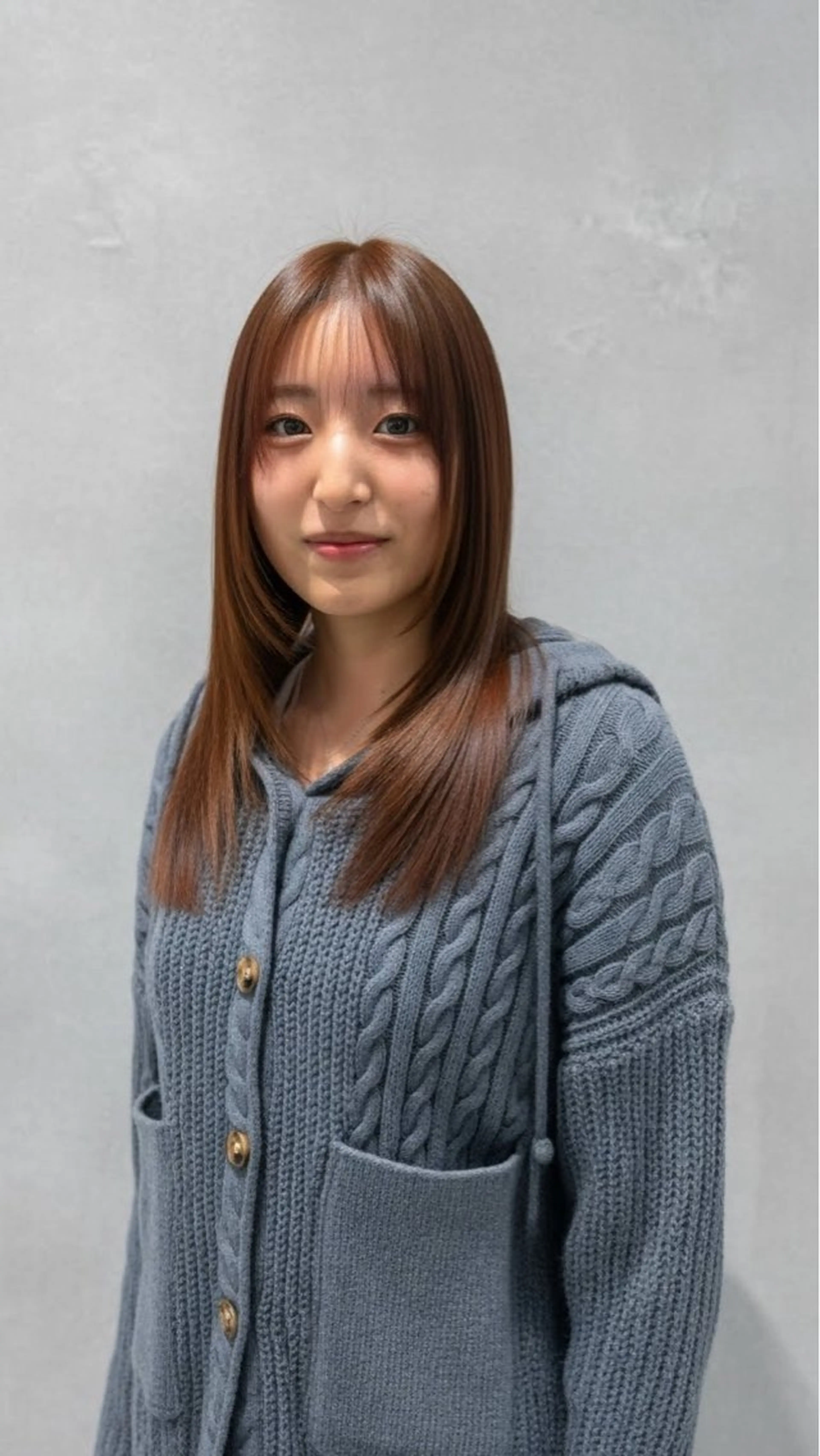 ロング カラー カット ヘアカラー トリートメント 髪質改善/縮毛矯正 /ブリーチ矯正/岡部のヘアスタイル