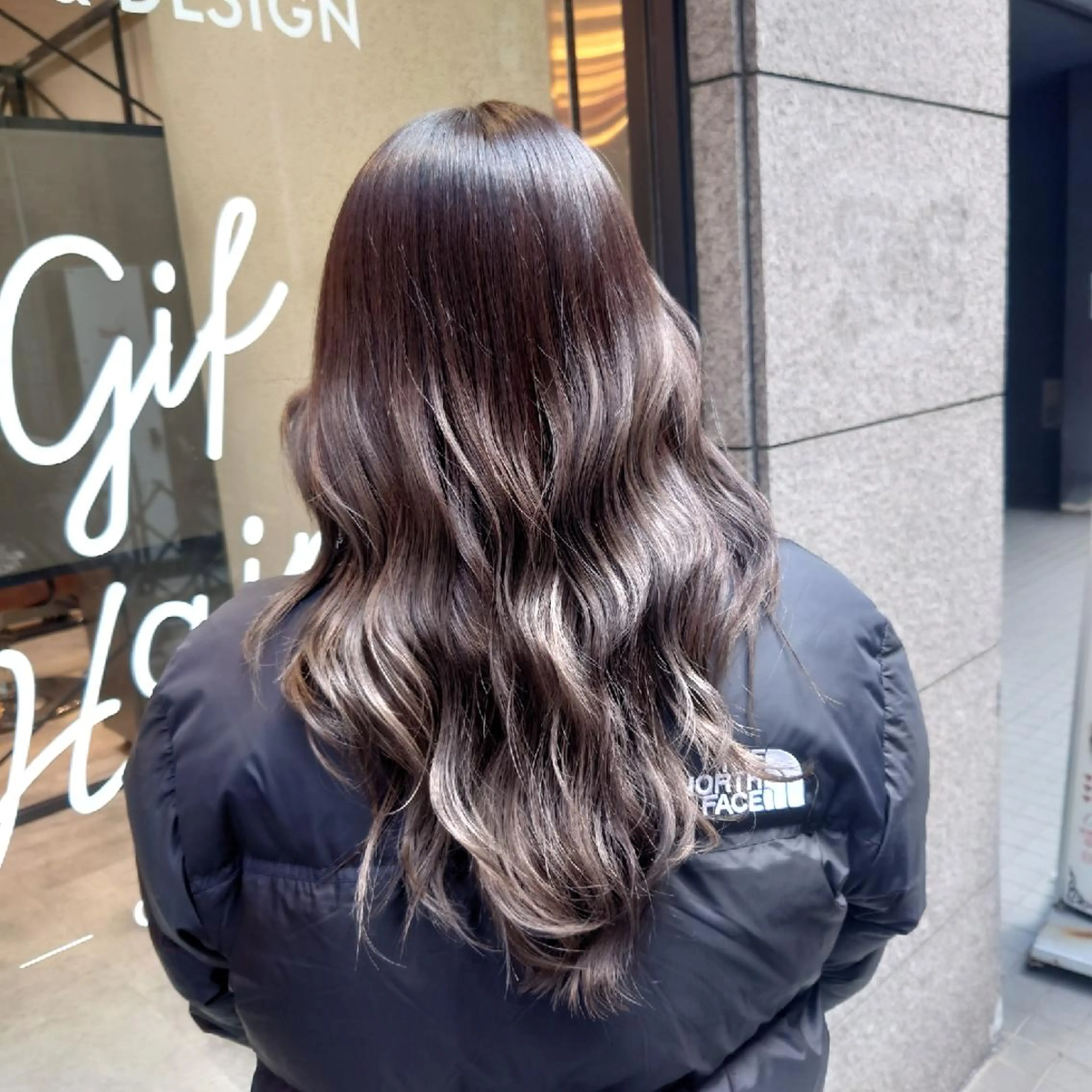 ロング カラー 髪質改善ストレート Kantaのヘアスタイル