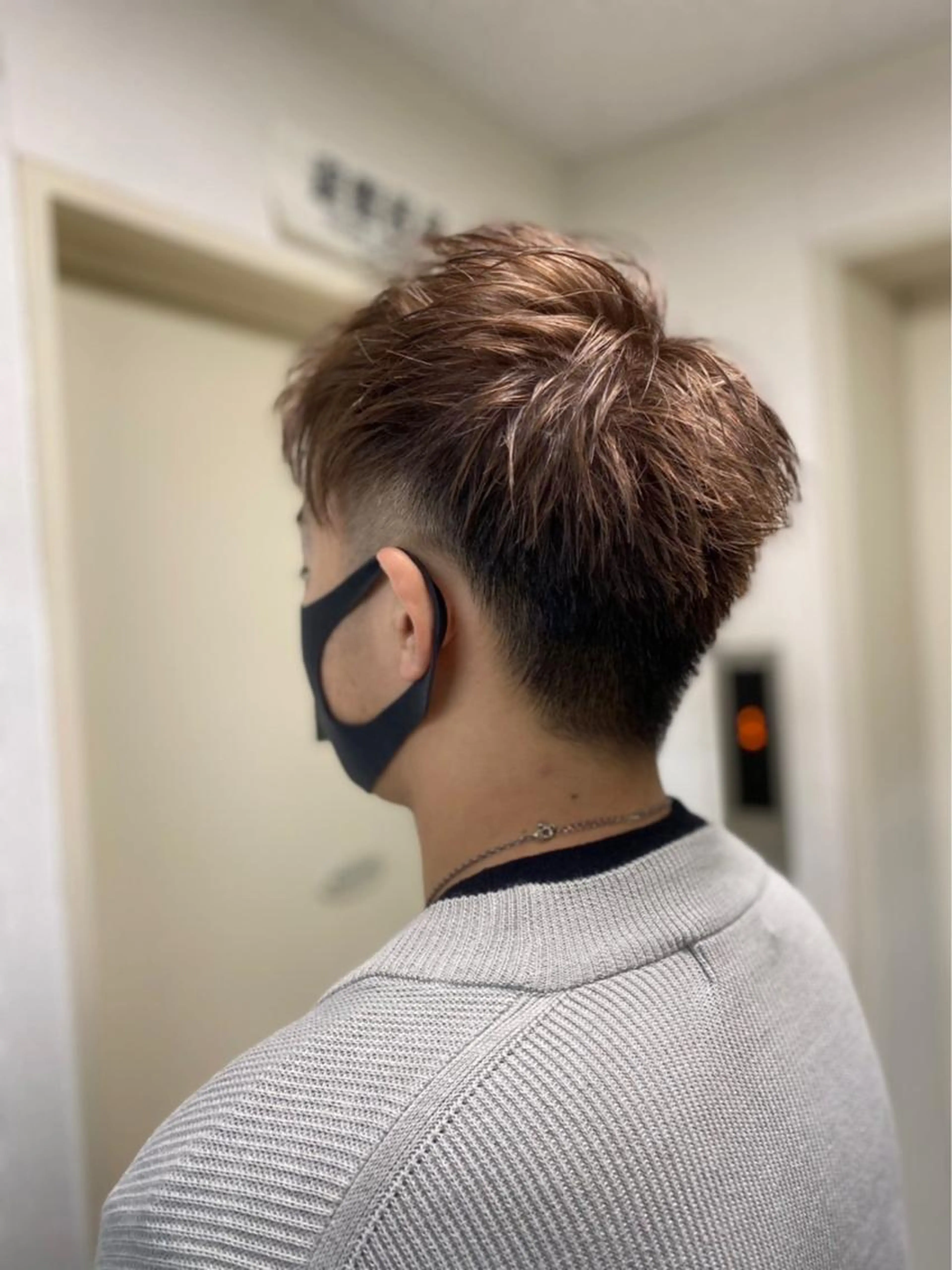 メンズカット+メンズ全体カラー+髪質改善2ステップの写真