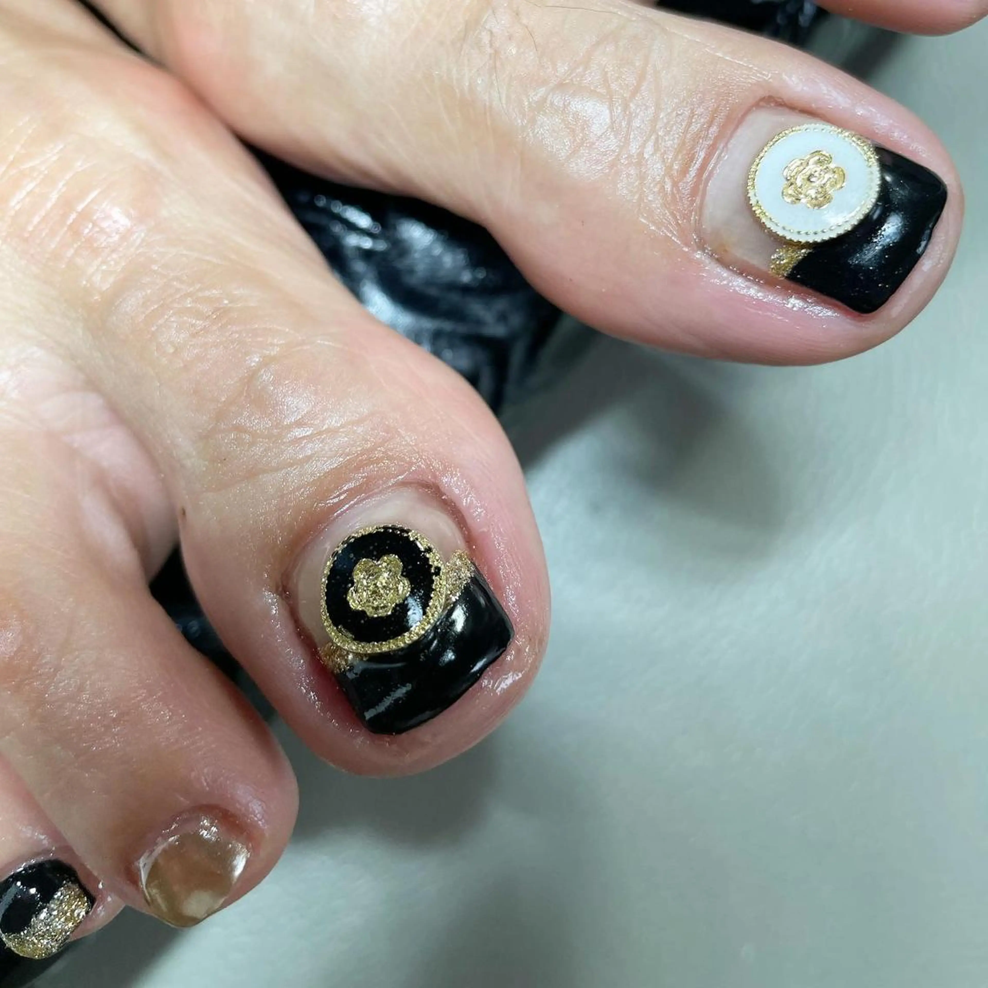 ネイル フットネイル 加瀬 アンジェリーのネイルデザイン