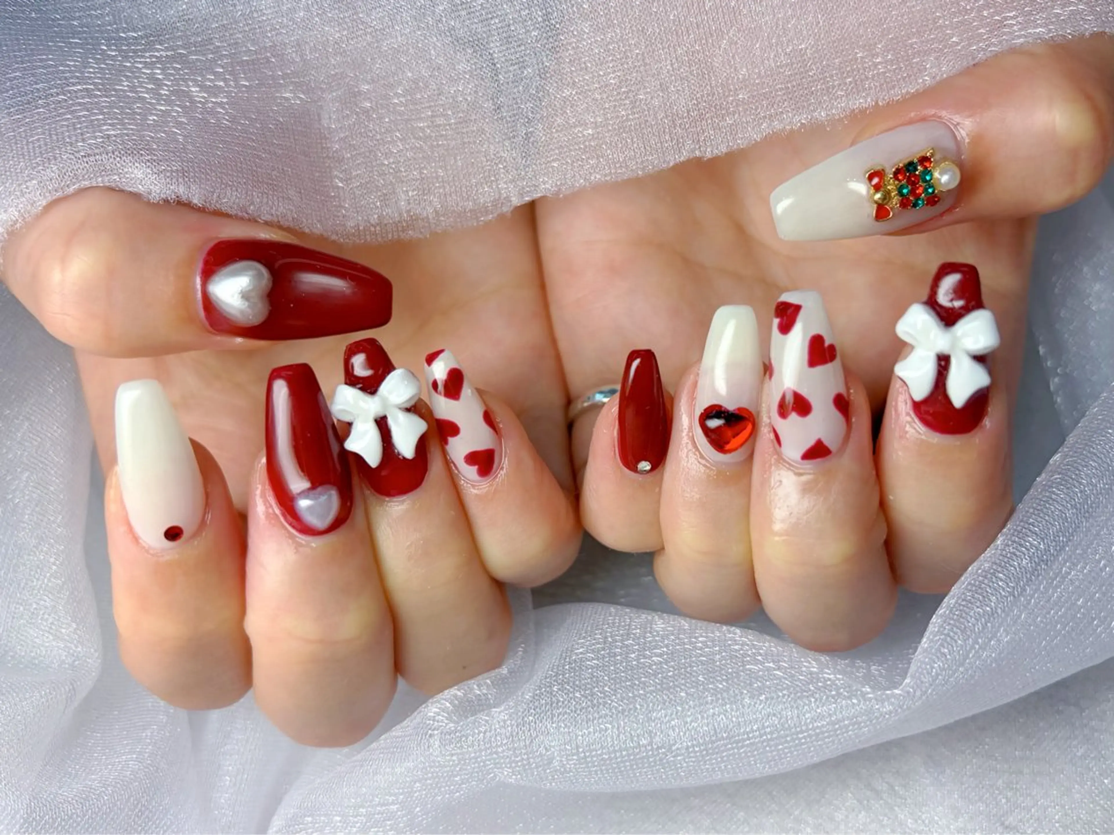 ネイル ハンドネイル Queennail 北堀江Yumiのネイルデザイン