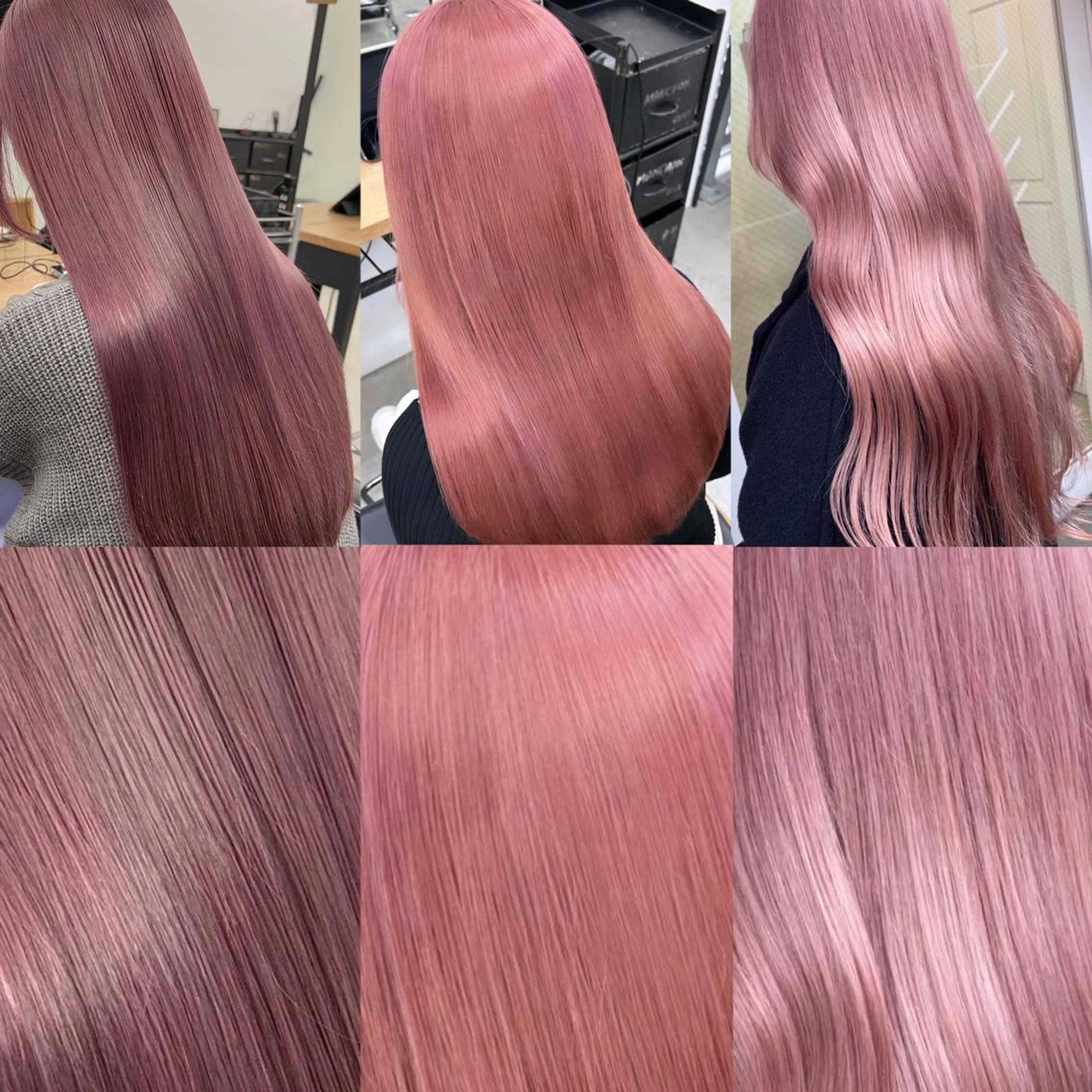 ロング カラー ハイトーンカラー トリートメント トリートメント 🧸艶々韓国ヘア 🧁mizunaのヘアスタイル