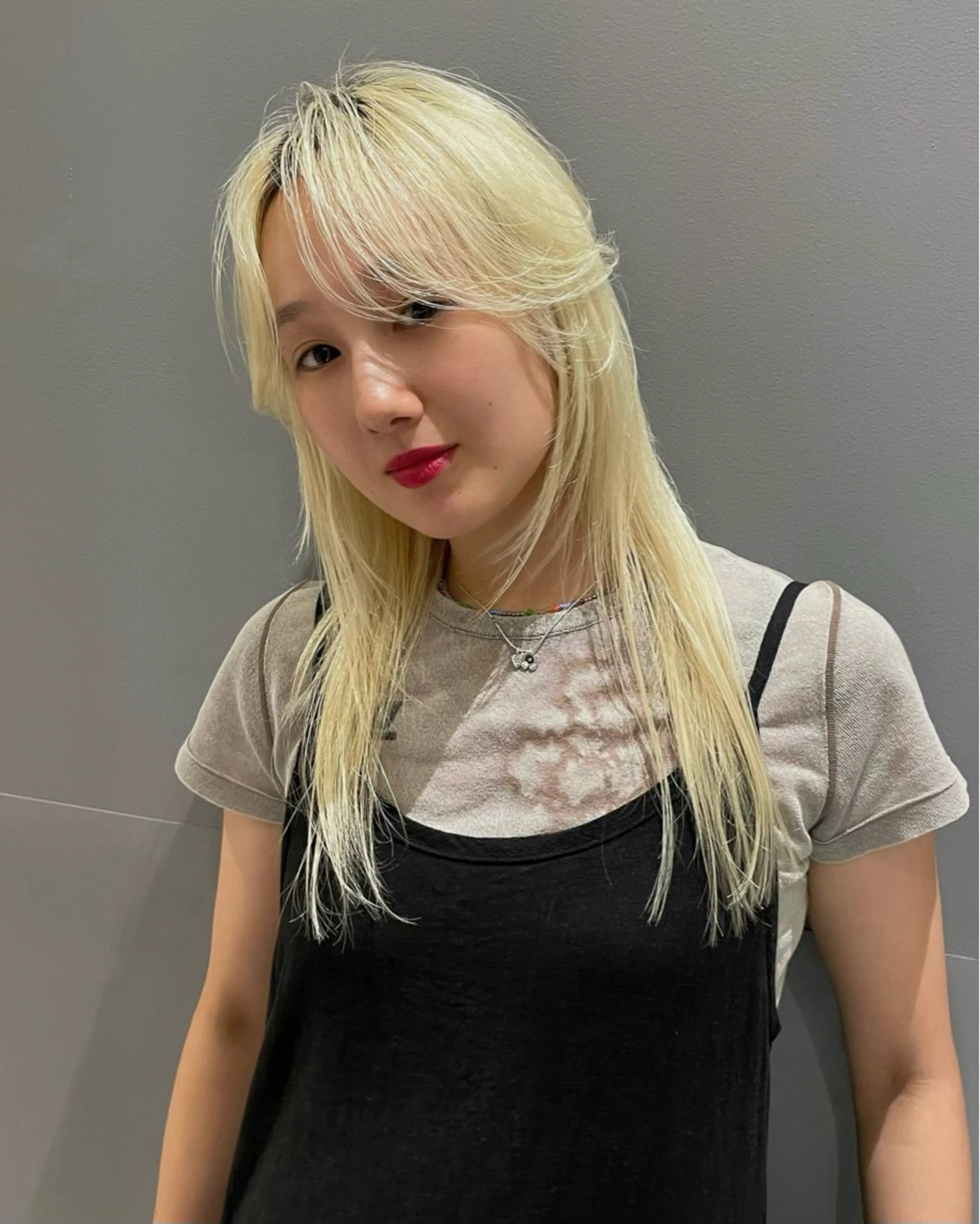 ミディアム カラー カット ヘアカラー トリートメント SALOWIN所属・ブリーチ✨ ボブ✨レイヤーのヘアスタイル