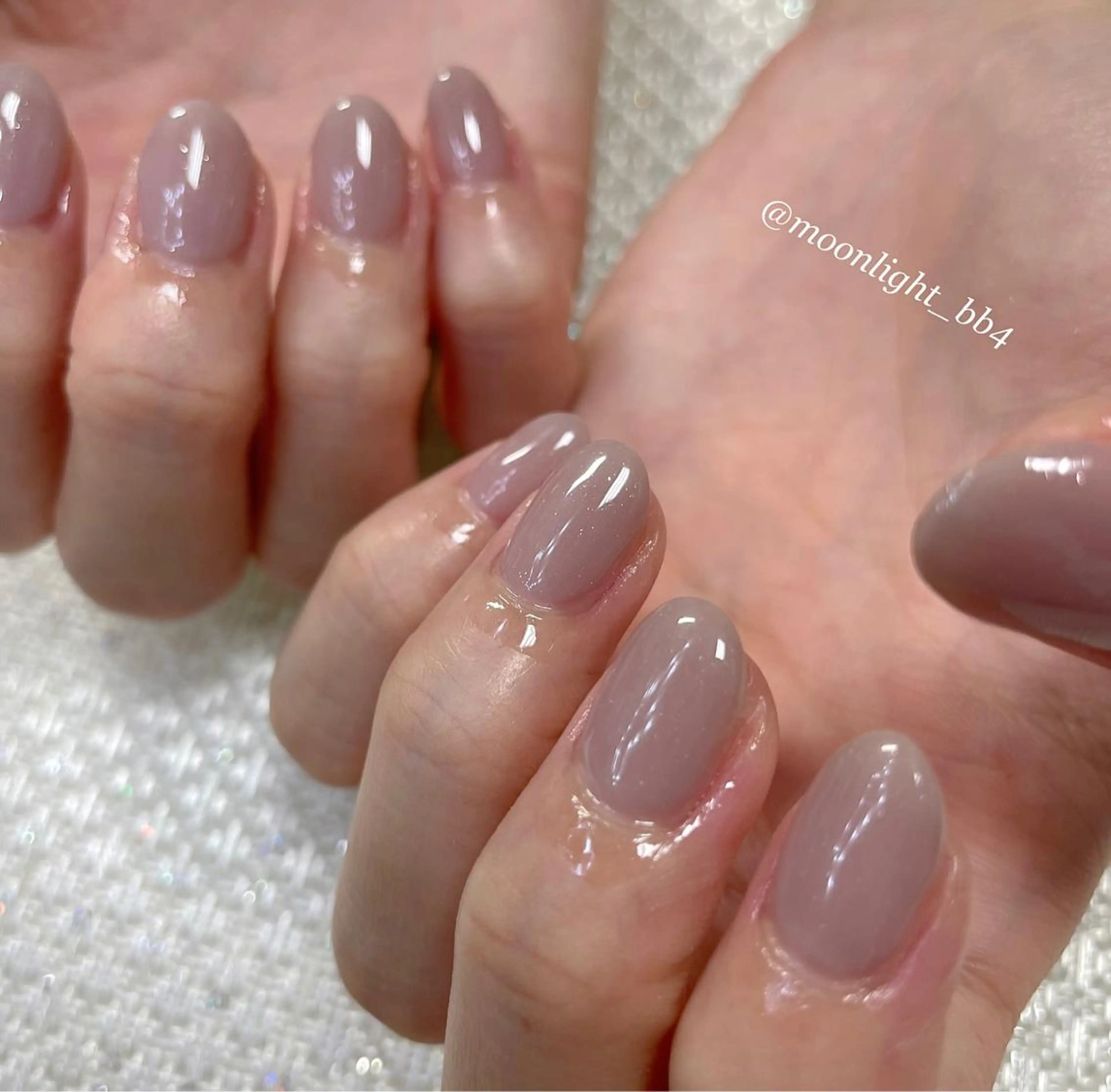 ワンカラーorラメグラ🌙(オフなし)の写真