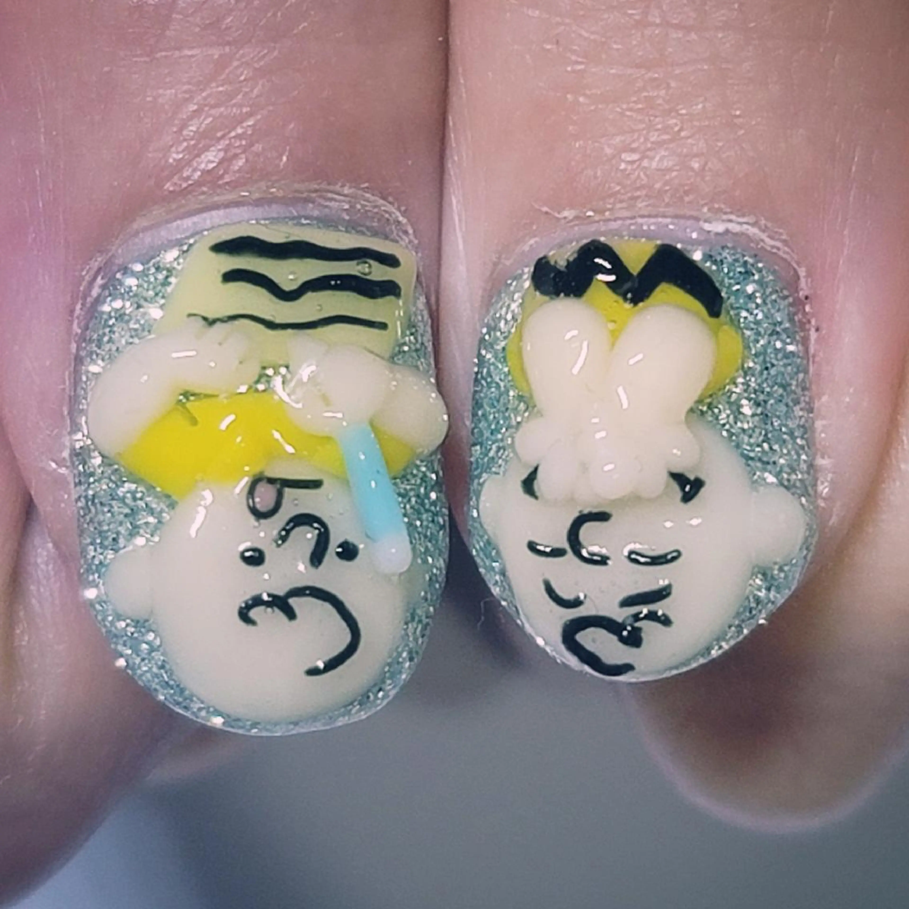 ネイル アートネイル ブラウン ハンドネイル よしだ ひろきのネイルデザイン