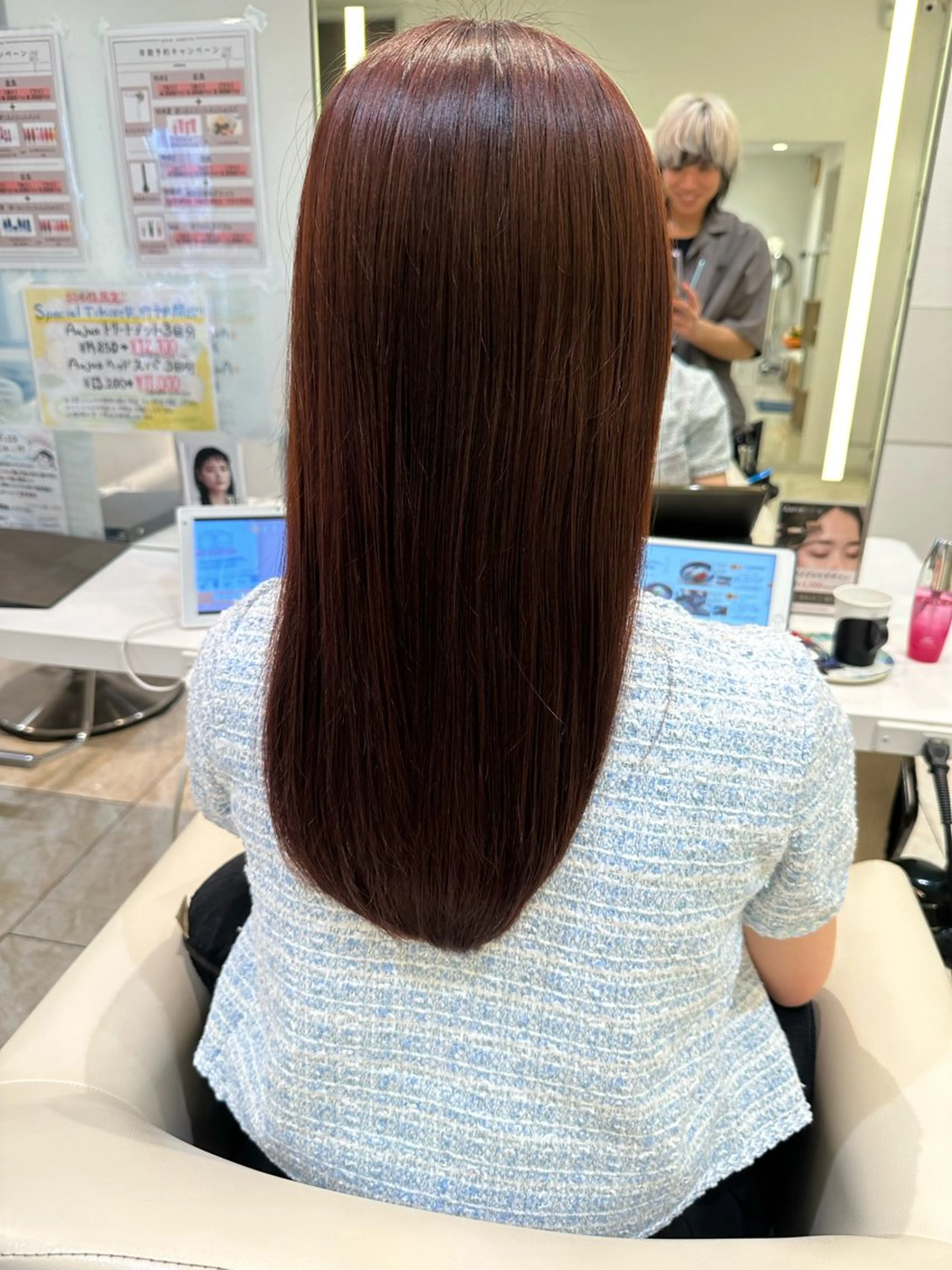 ロング カラー 波巻パーマ/毛流れ パーマ☘️りゅうせいのヘアスタイル