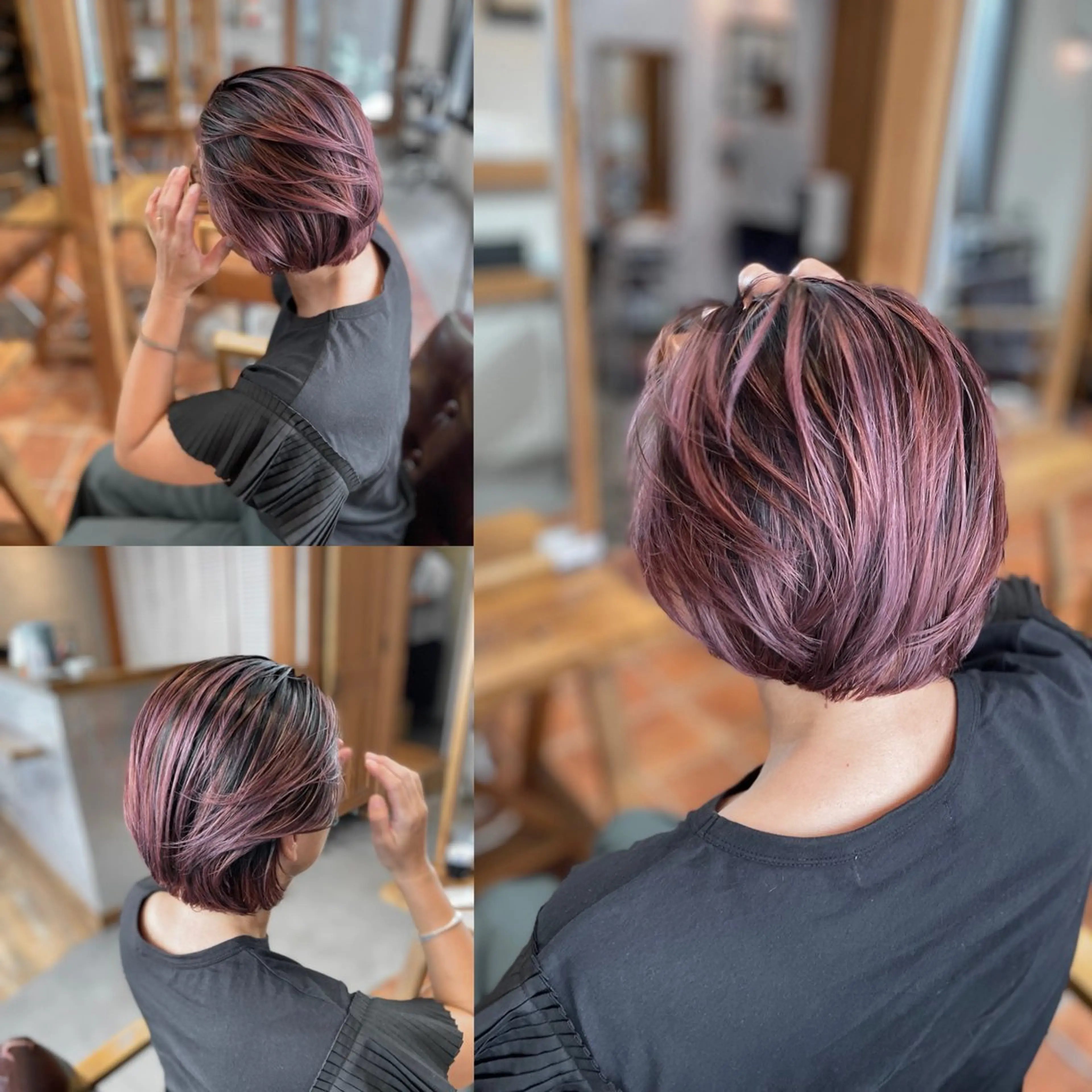 ショート カラー カット ヘアカラー 木村丈晴✂️ご来店 お待ちしてます😊のヘアスタイル