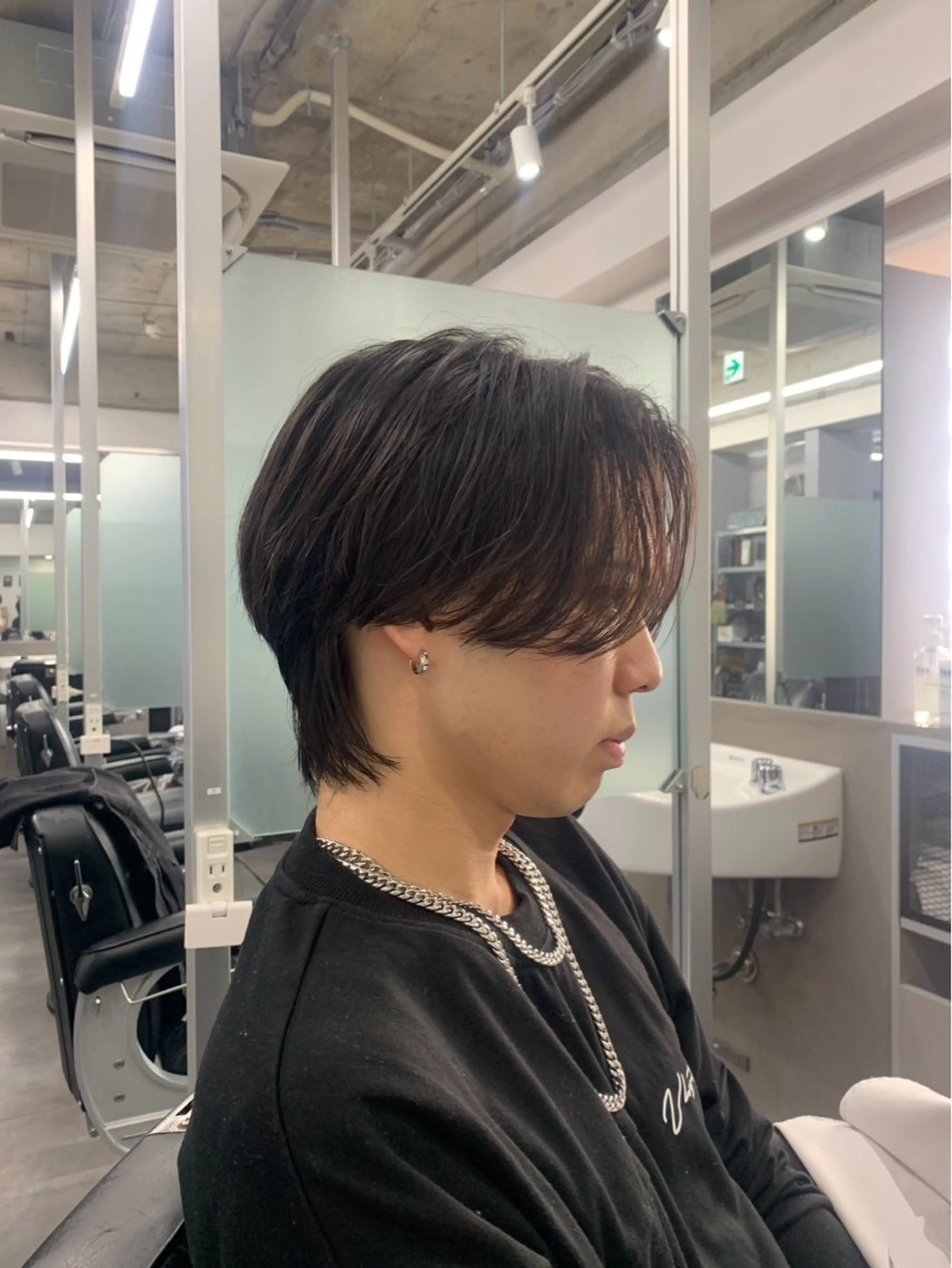 ミディアム パーマ メンズ 💈メンズ特化💈 barberコウヨウのヘアスタイル