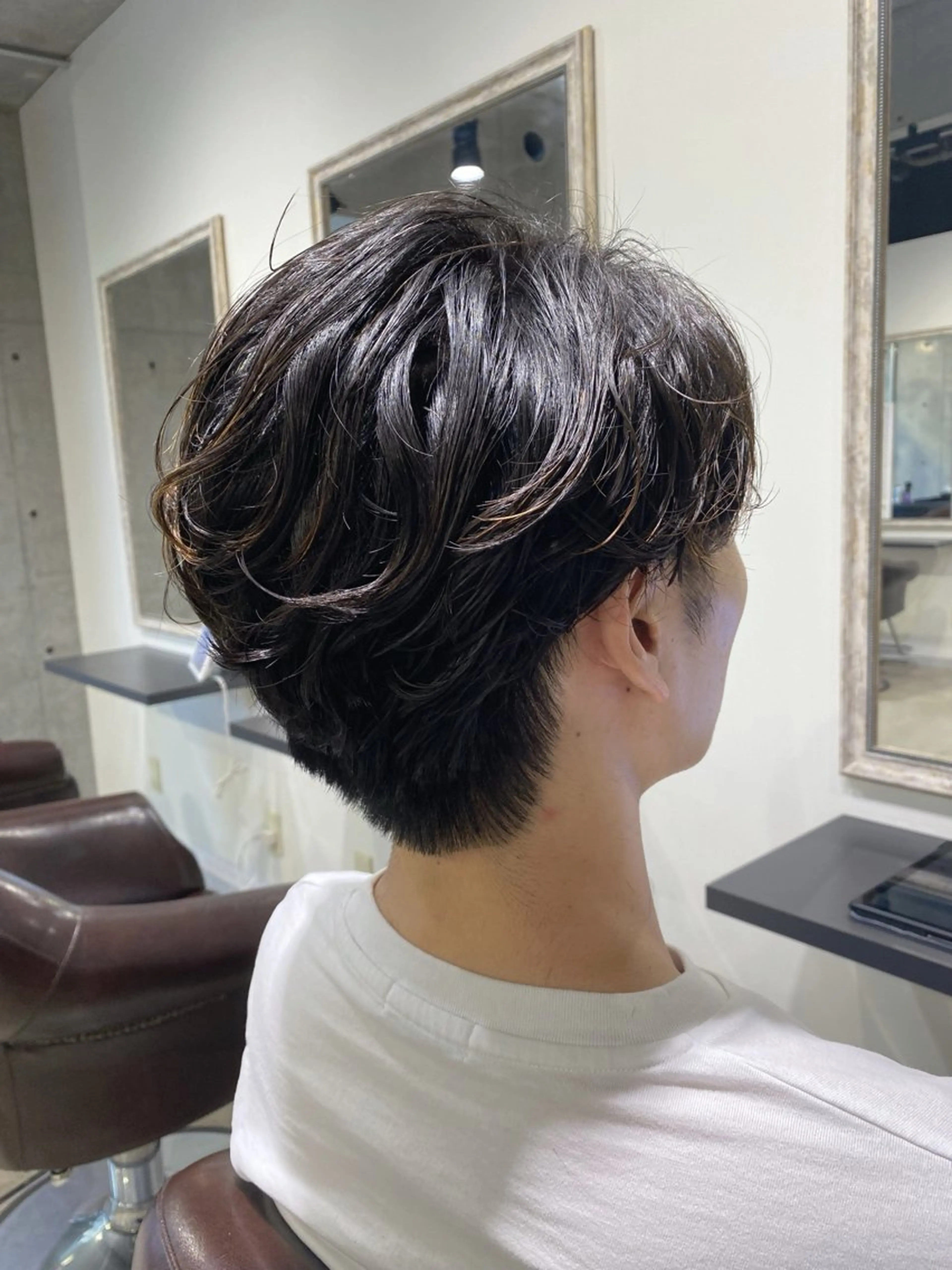 パーマ メンズ カット パーマ Sourire  大井町店所属・根本 真奈のヘアスタイル