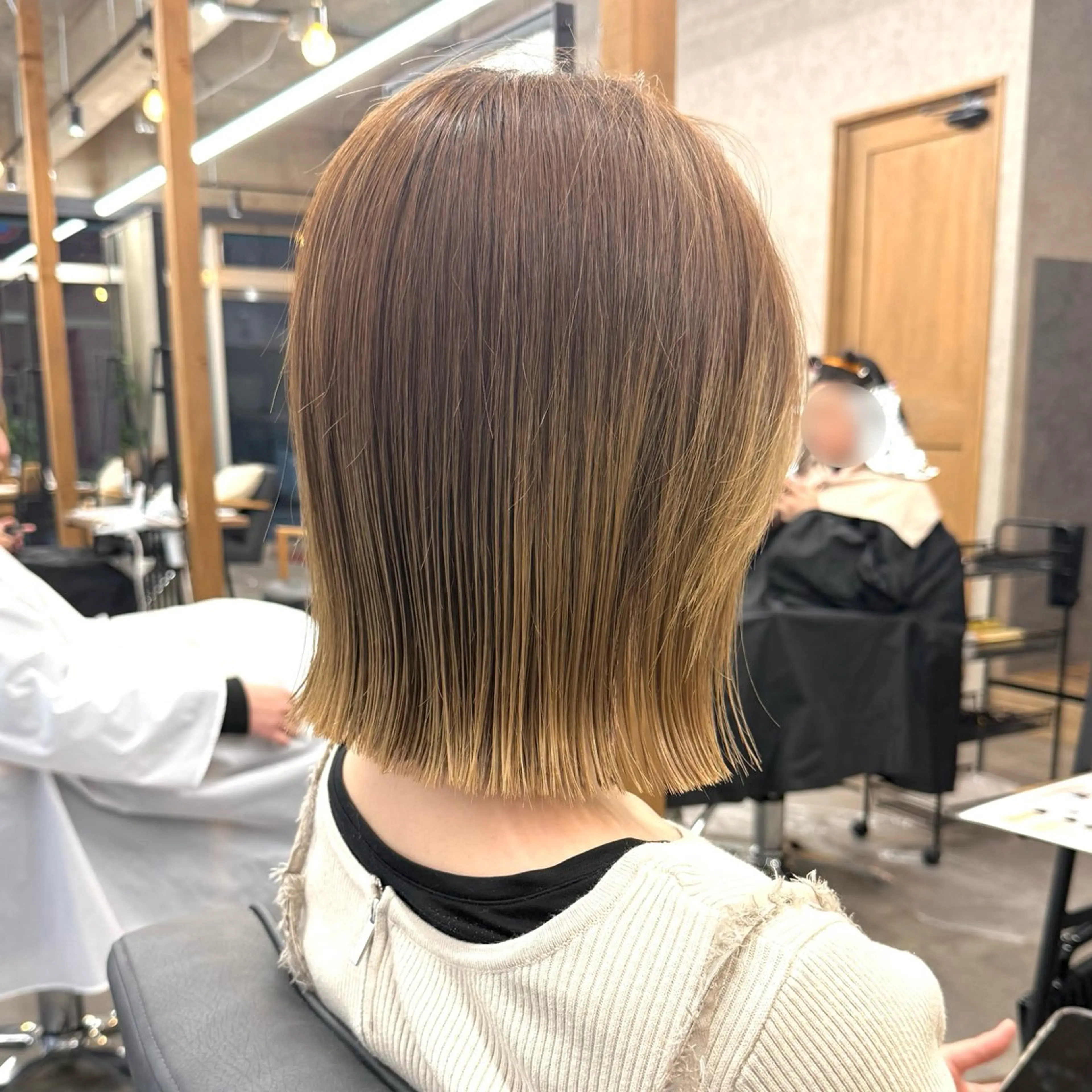 ミディアム ボブ 外ハネヘア カット トリートメント 似合わせボブ🎀🫧 千葉 優希のヘアスタイル