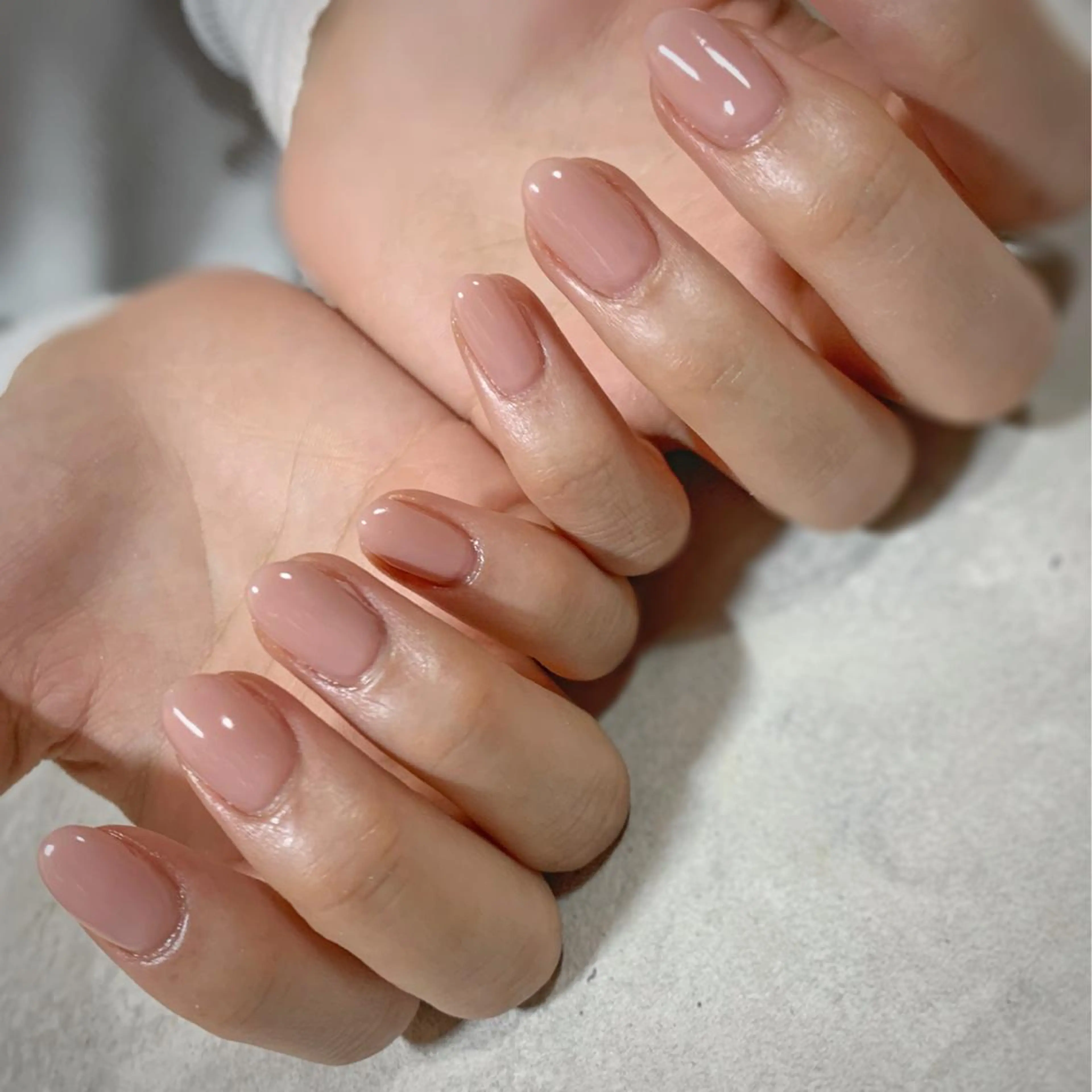 ネイル ジェルネイル ワンカラーネイル ハンドネイル ネイルサロン Si-Ki(シーキ)所属・Yuka 🄷🄾🄽🄳🄰のネイルデザイン