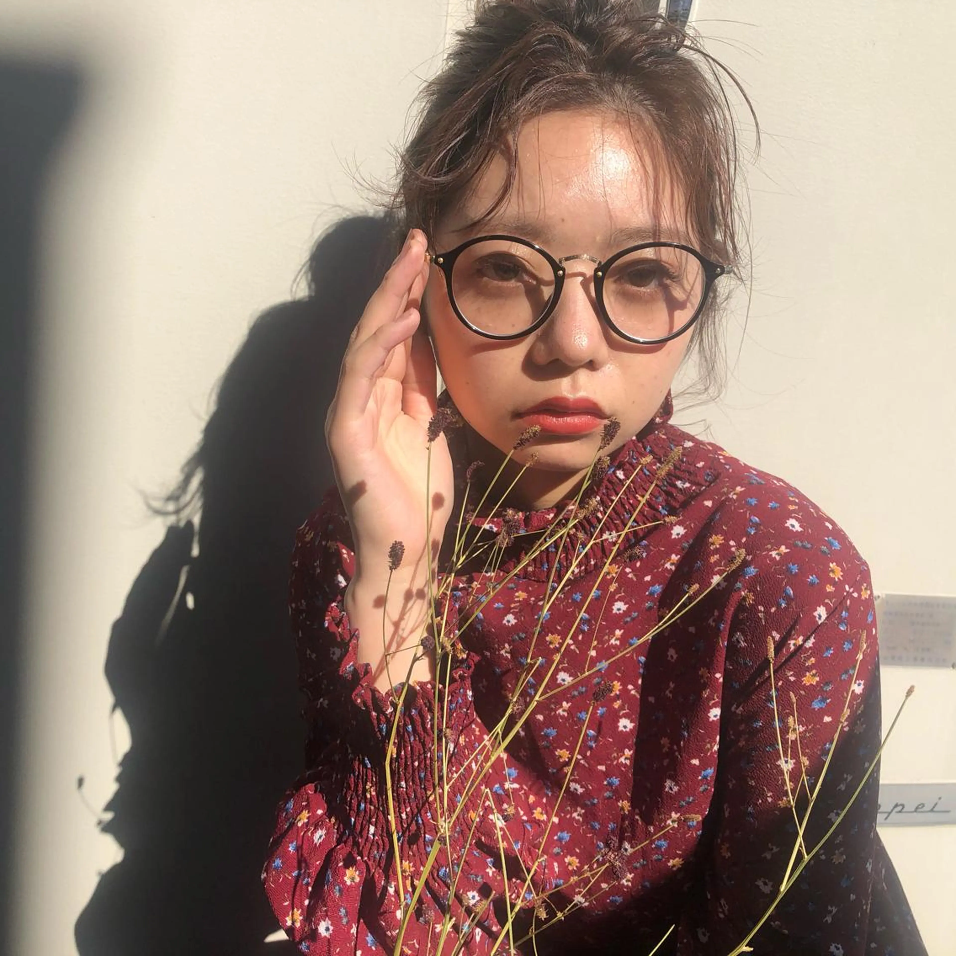 ミディアム カラー ケアブリーチ/ エクステ/レイヤーのヘアスタイル