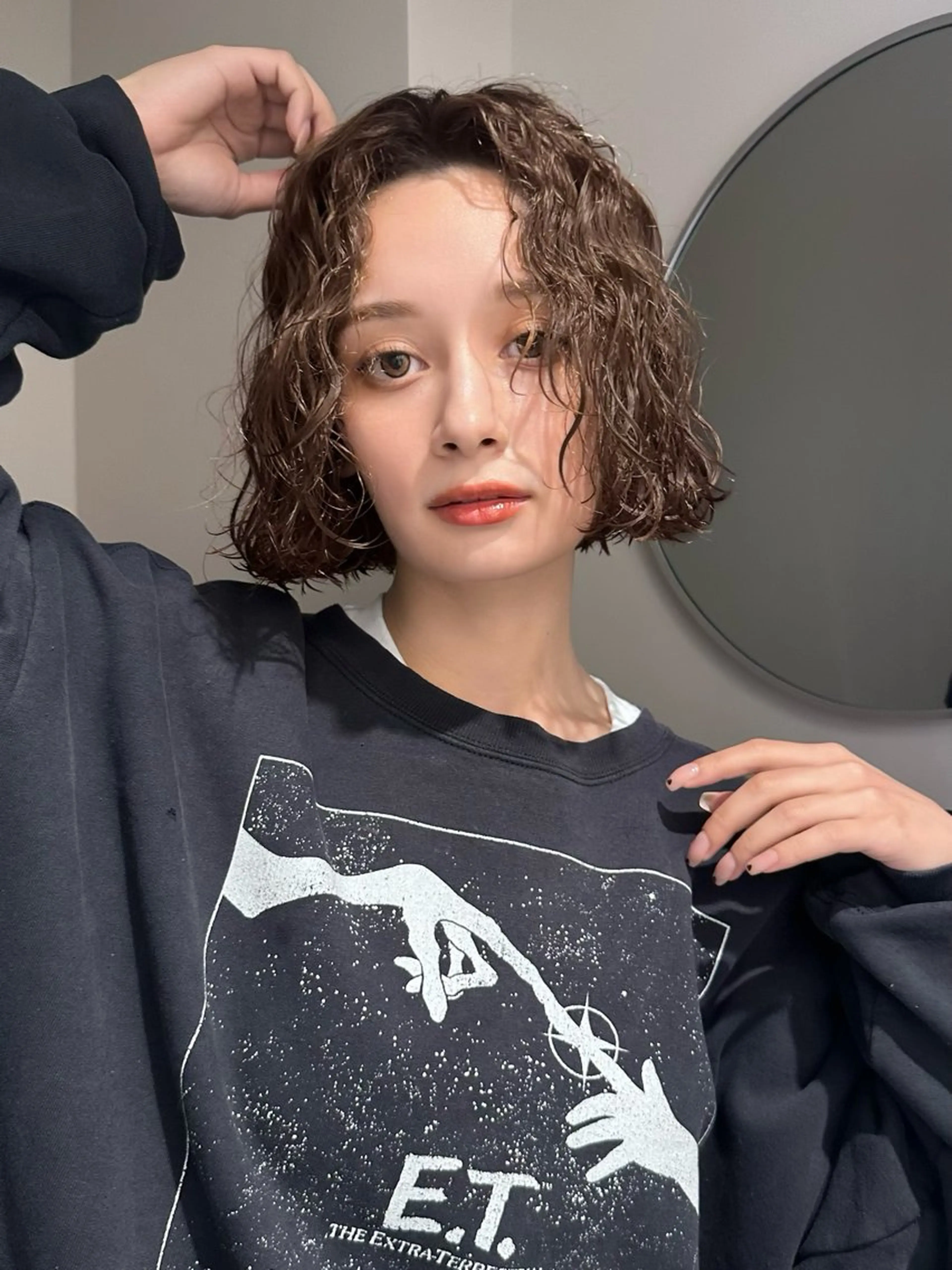 ショート 🌀渋谷ボブパーマ 🌀河野瑠太のヘアスタイル