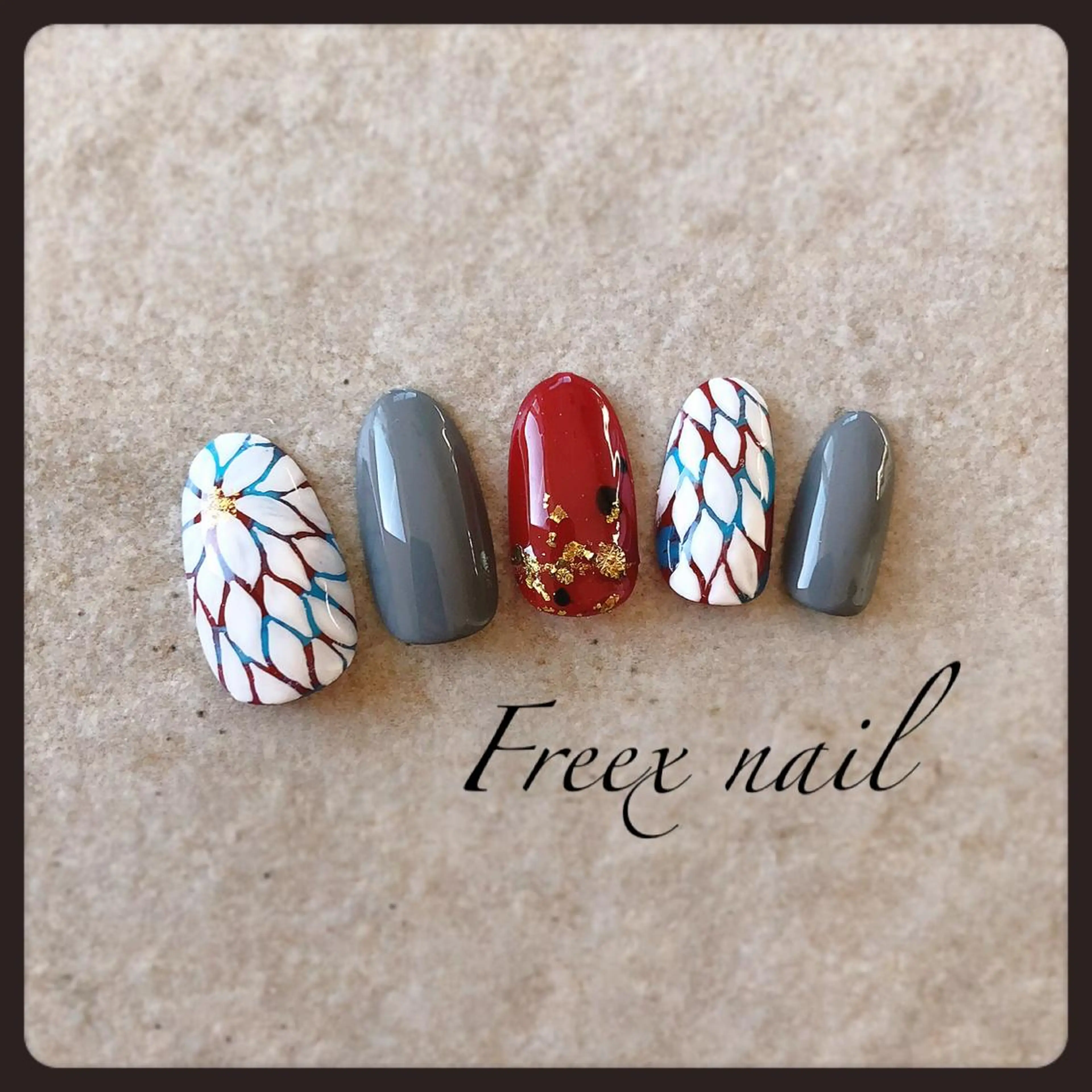 ネイル Freex nail所属・freex nail /ニュアンス/個性派のネイルデザイン