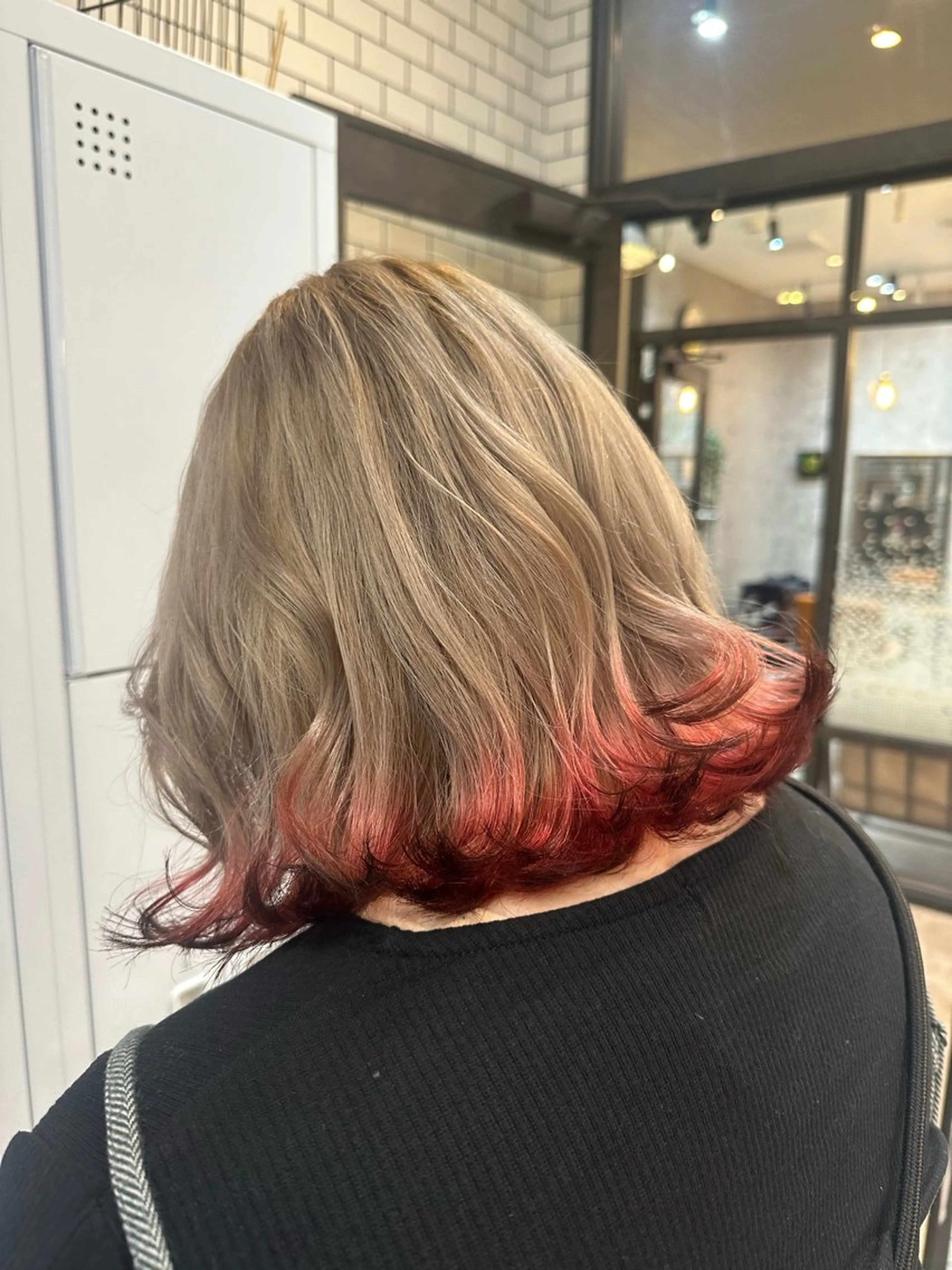 ミディアム カラー カット ヘアカラー Sara newi 🎀透明感🎀のヘアスタイル