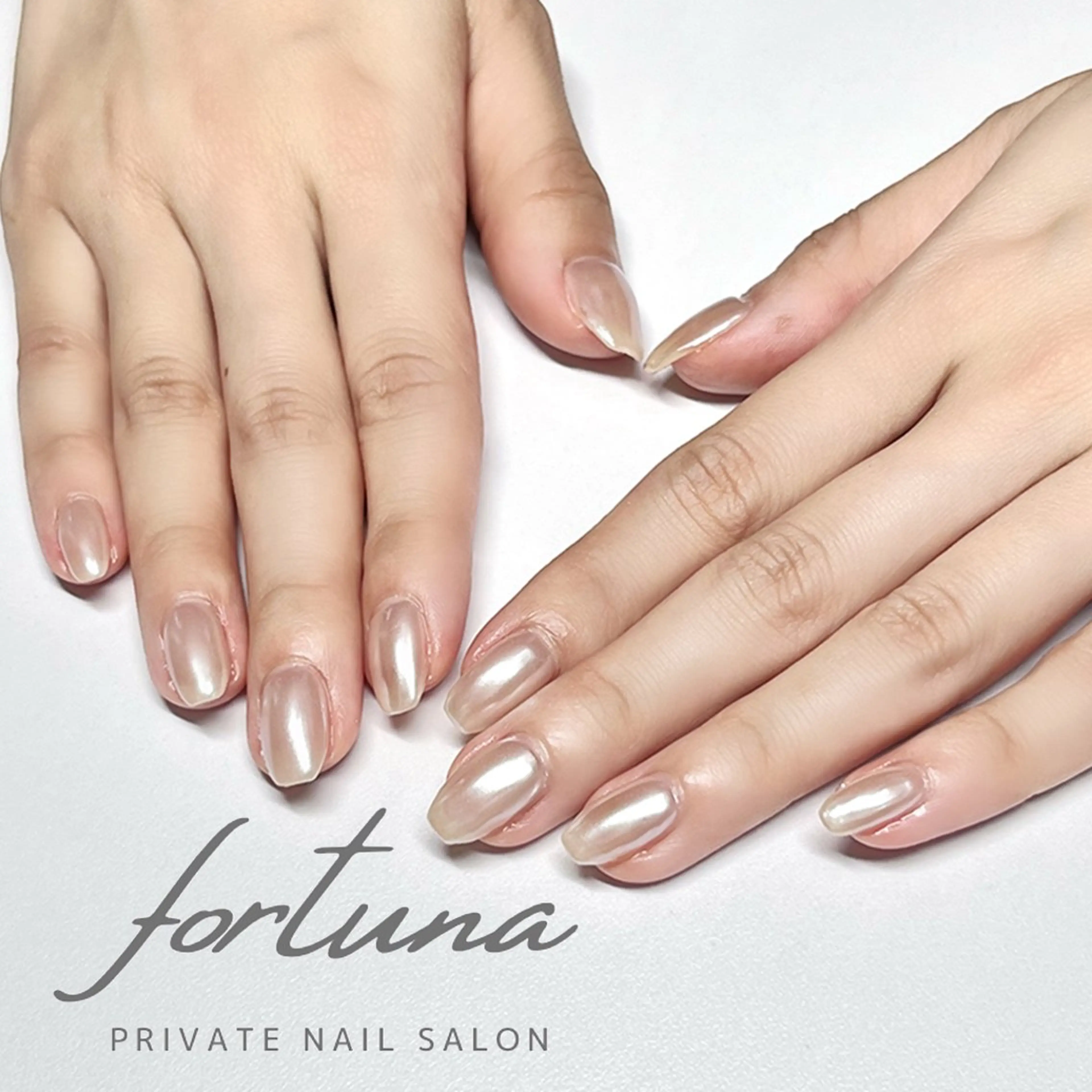 ネイル オーロラネイル ジェルネイル ミラーネイル パラジェル fortuna 武藤裕美のネイルデザイン