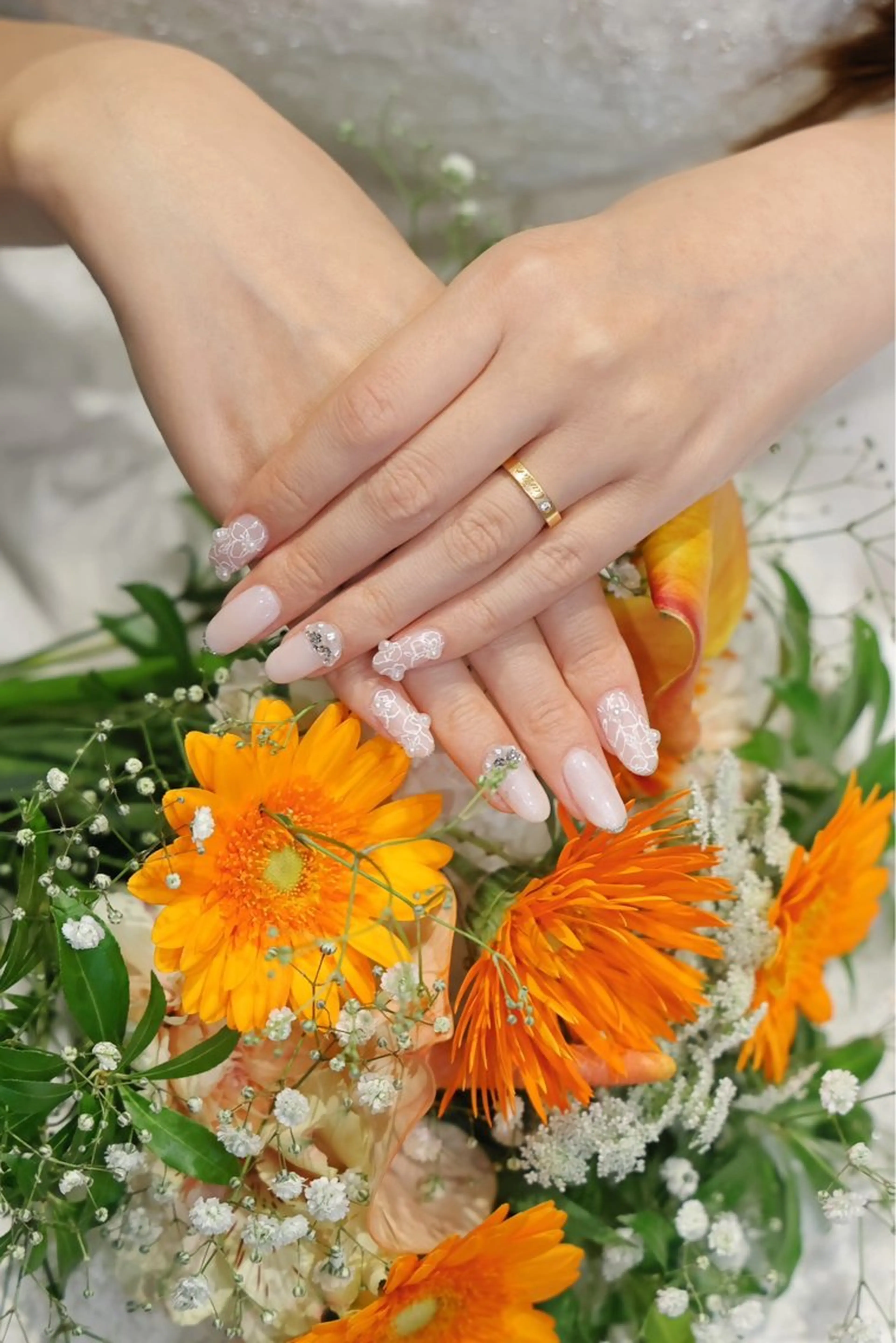 ネイル ブライダルネイル hello.nail所属・Horie 雪のネイルデザイン