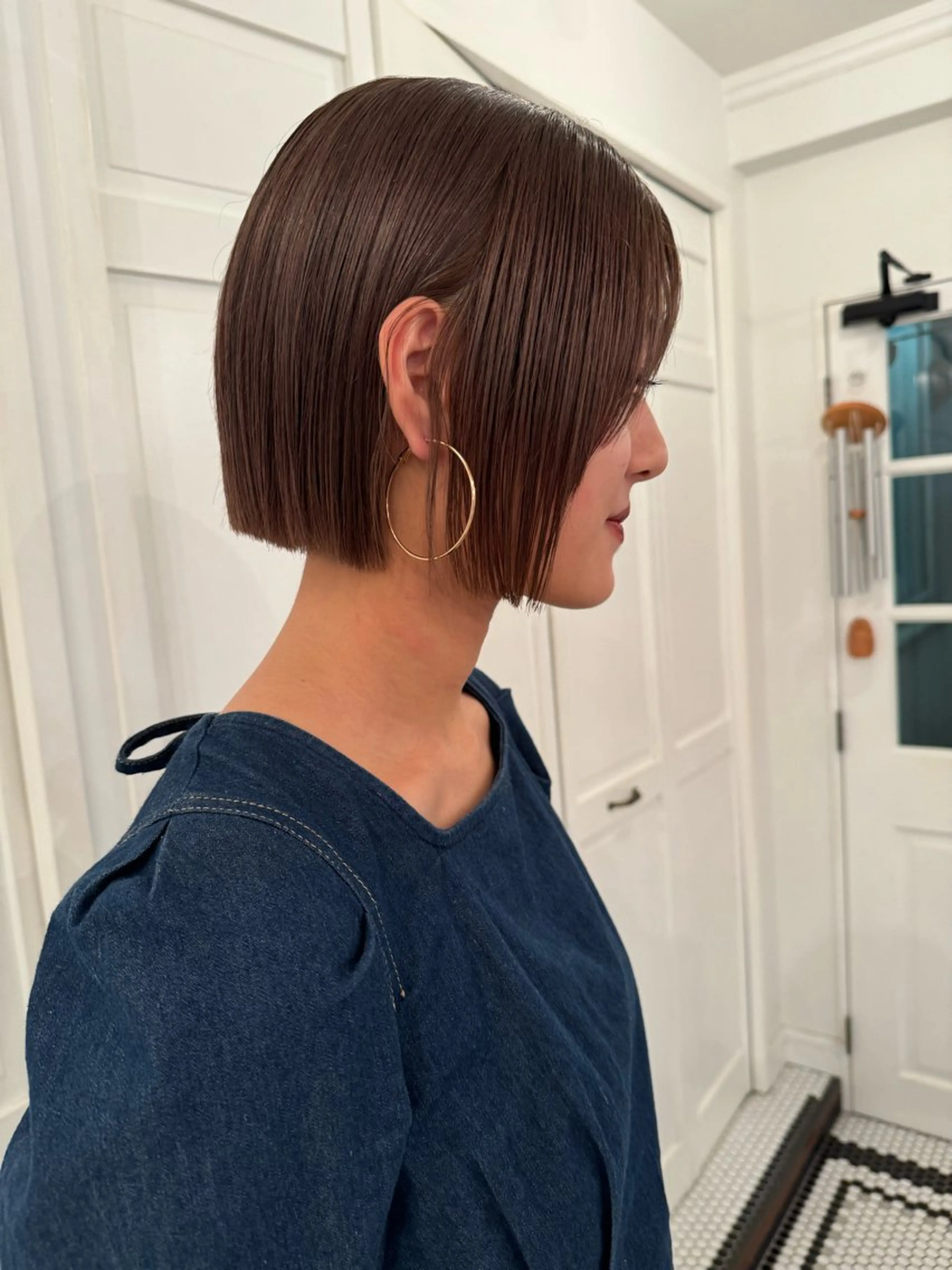 カラー カット ヘアカラー ブリーチカラー🎀 韓国風/寺門美優のヘアスタイル