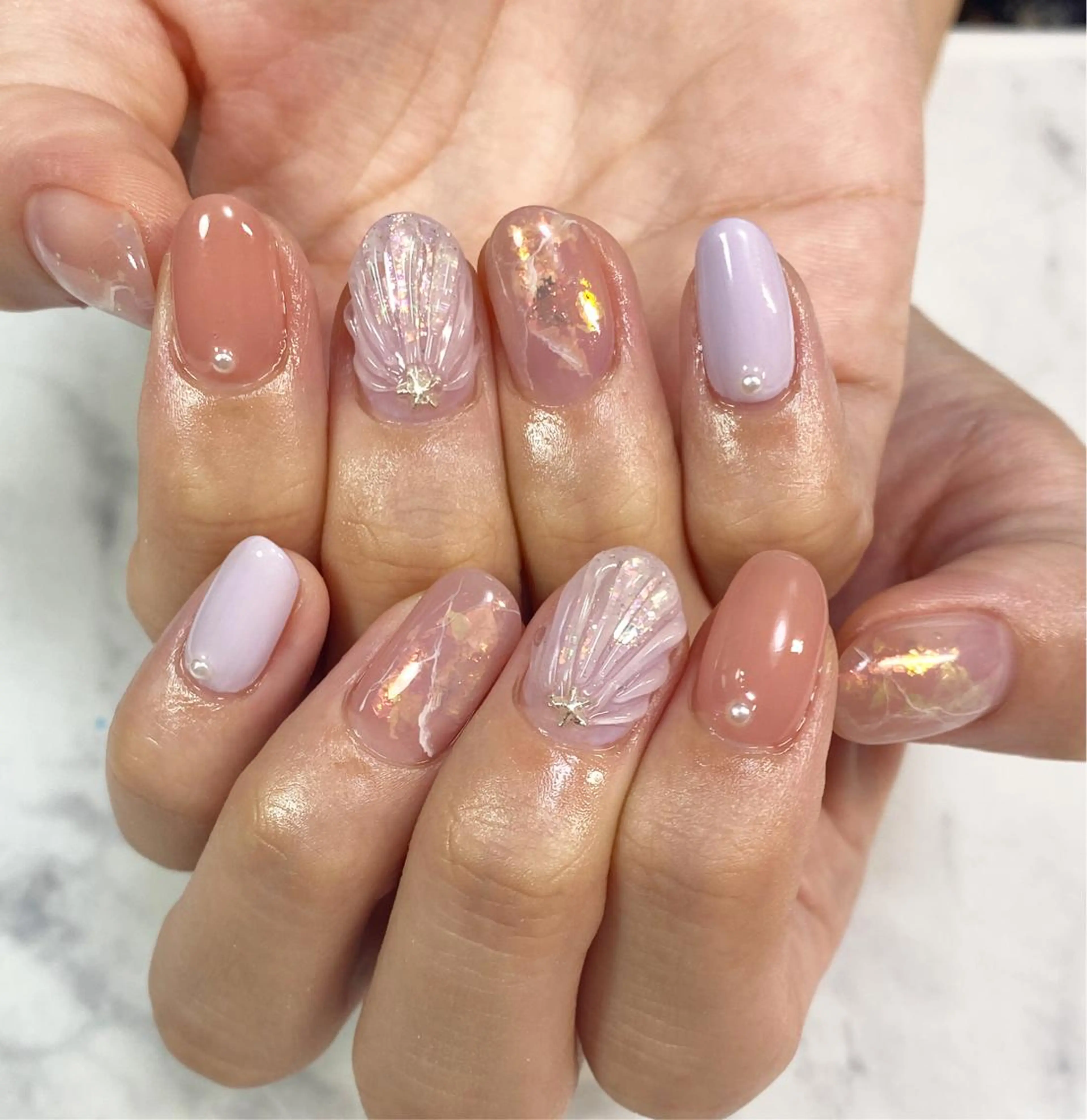 ネイル ハンドネイル mellow mのネイルデザイン