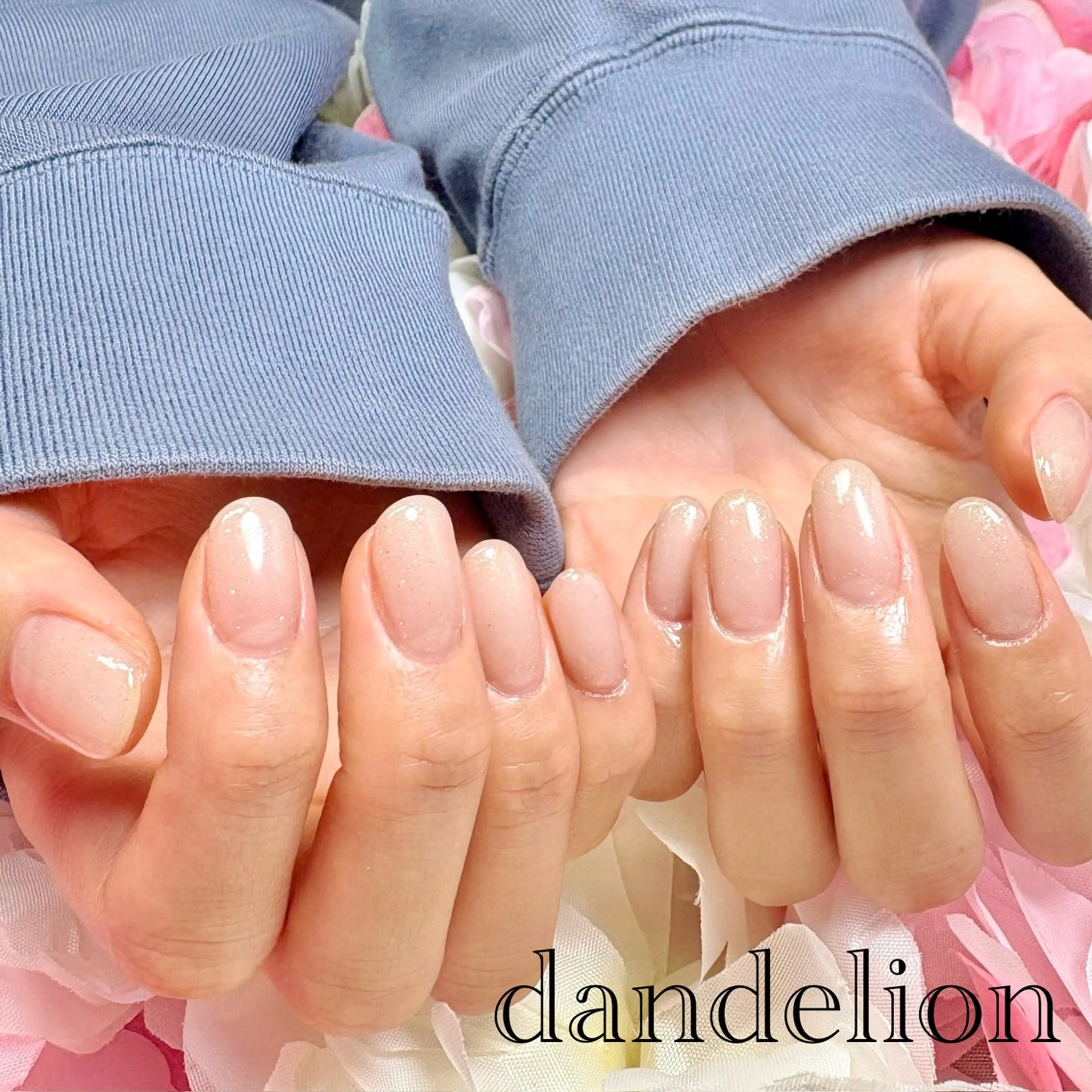 ネイル ハンドネイル ハンドケア dandelion ダンデライオンのネイルデザイン