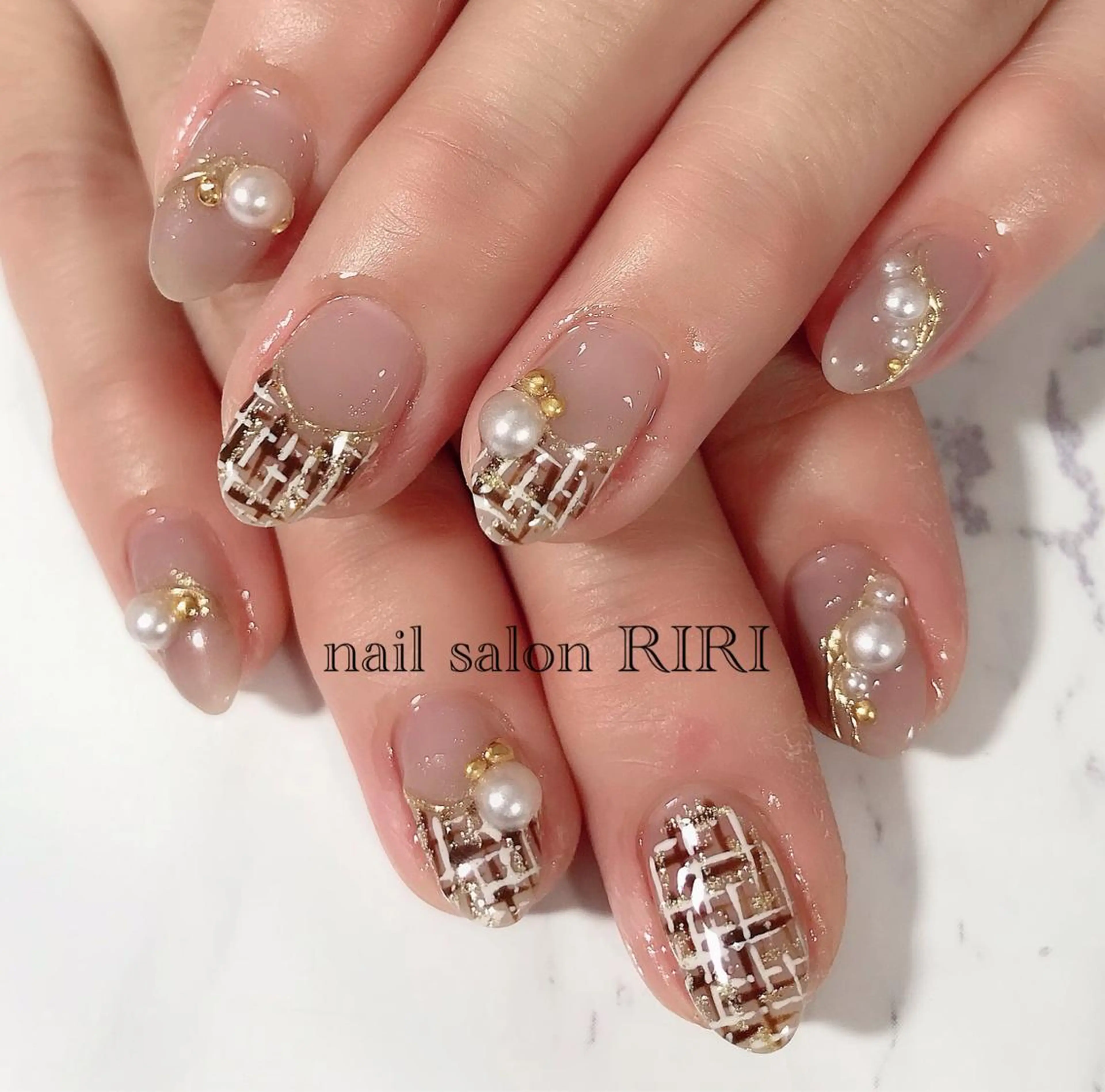 ネイル ツイードネイル private  nail  salon RIRI所属・RIRI リリのネイルデザイン