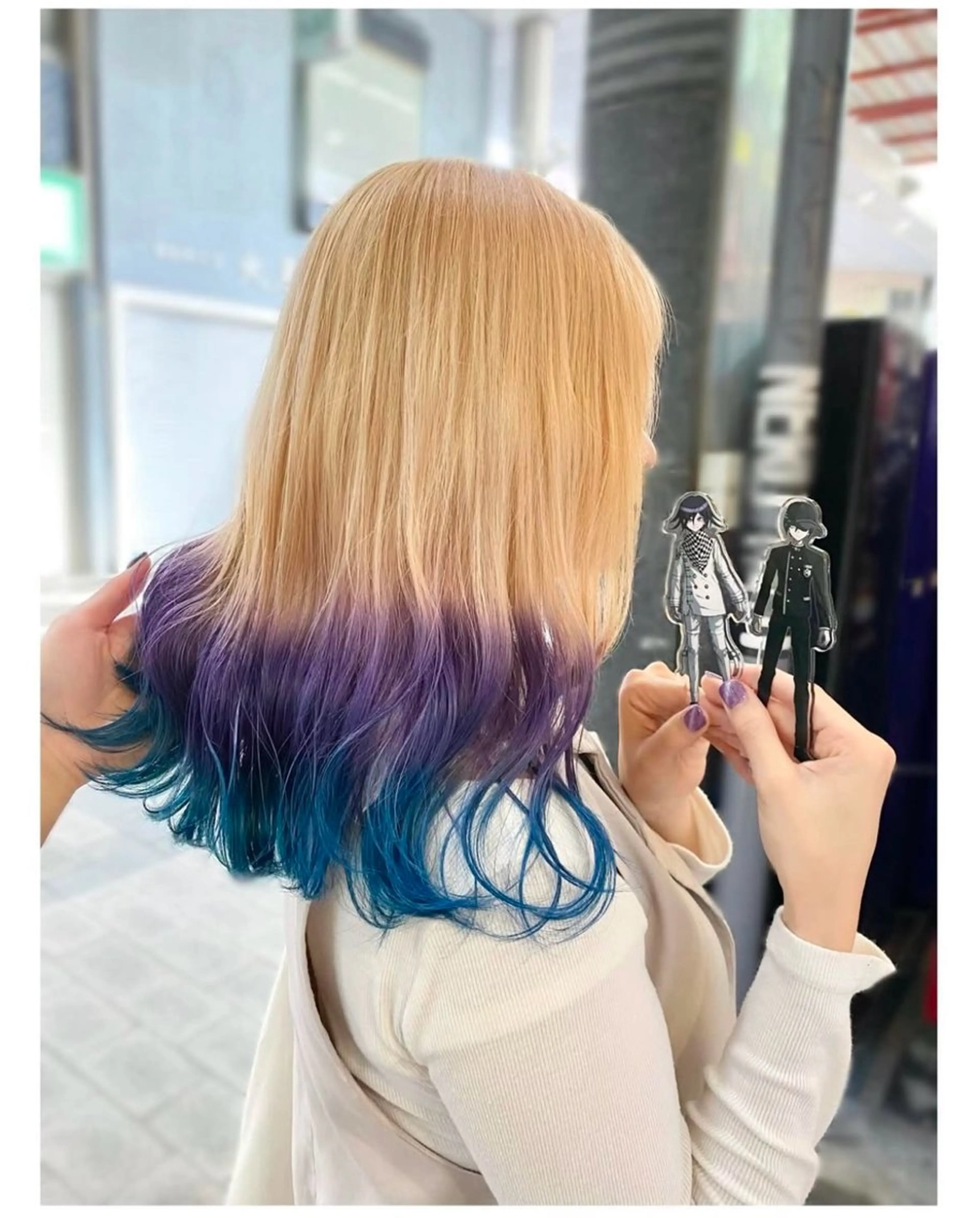 ミディアム カラー ヘアカラー GARU-ガル-所属・TSUNO🦖 派手髪/オタク美容師のヘアスタイル