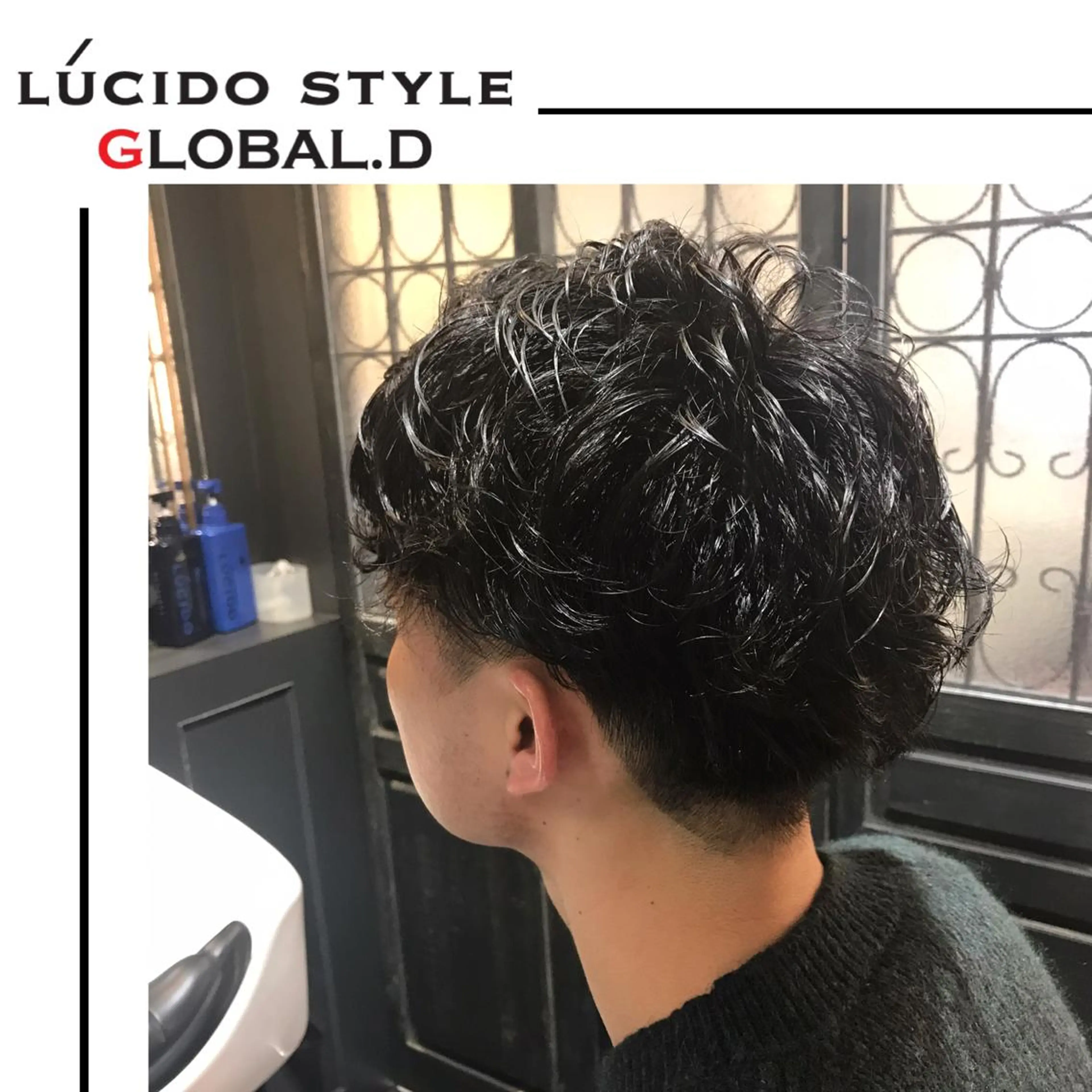 ミディアム パーマ 🥛洒落髪小顔cut なら龍崎🥛のヘアスタイル