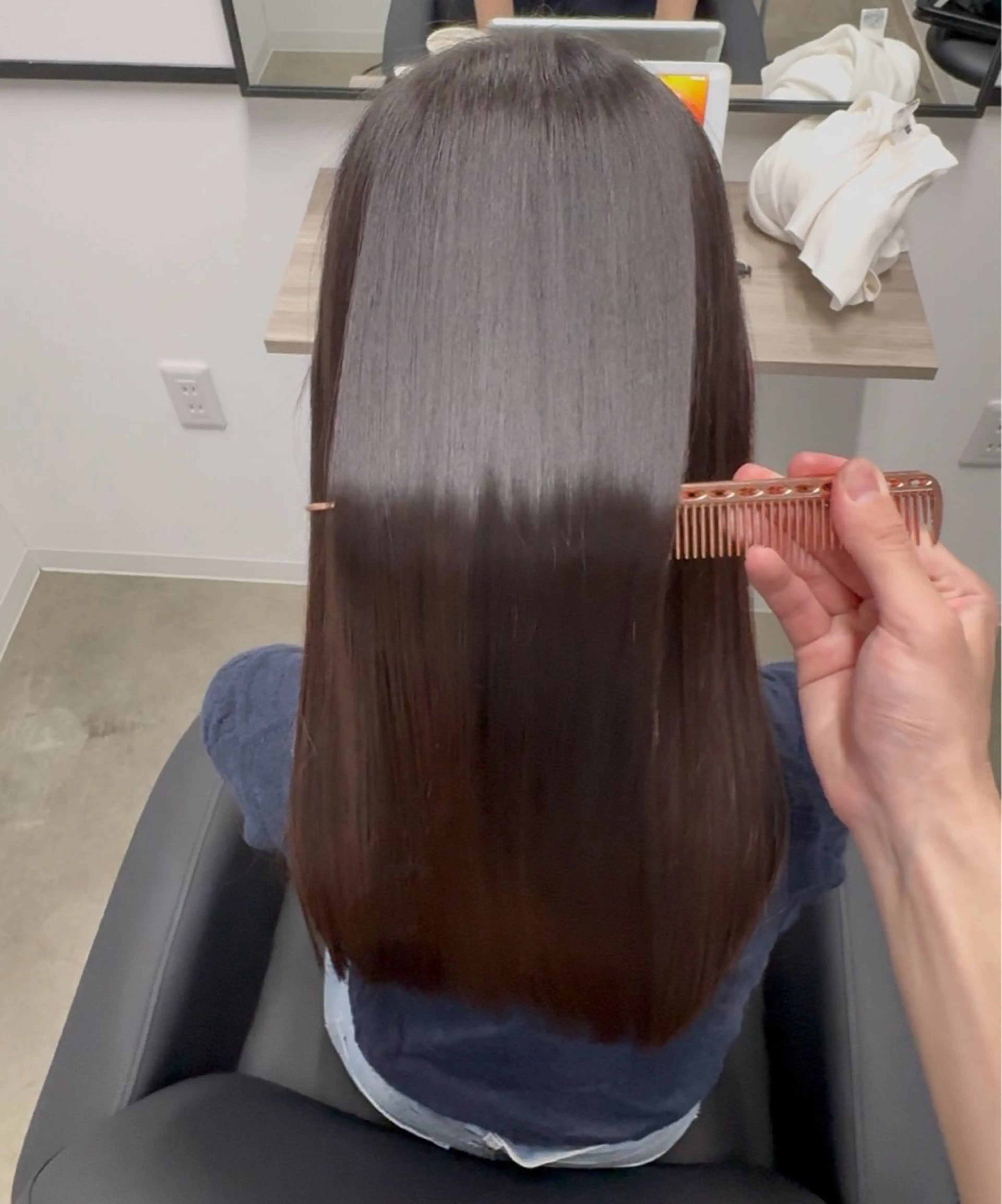 【毎月50名限定酸熱75%OFF】カラー+ 髪質改善酸熱トリートメントの写真