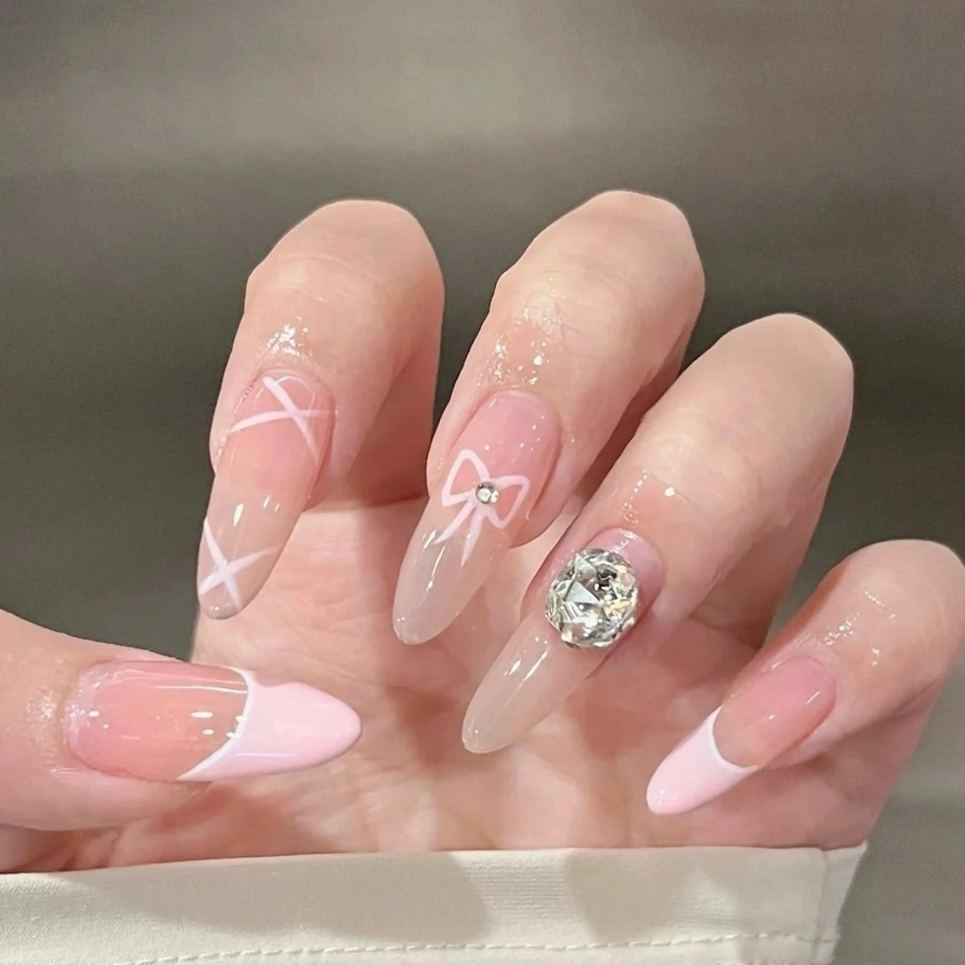 ネイル ハンドネイル By moonネイル 🌷ワンホン/韓国風のネイルデザイン