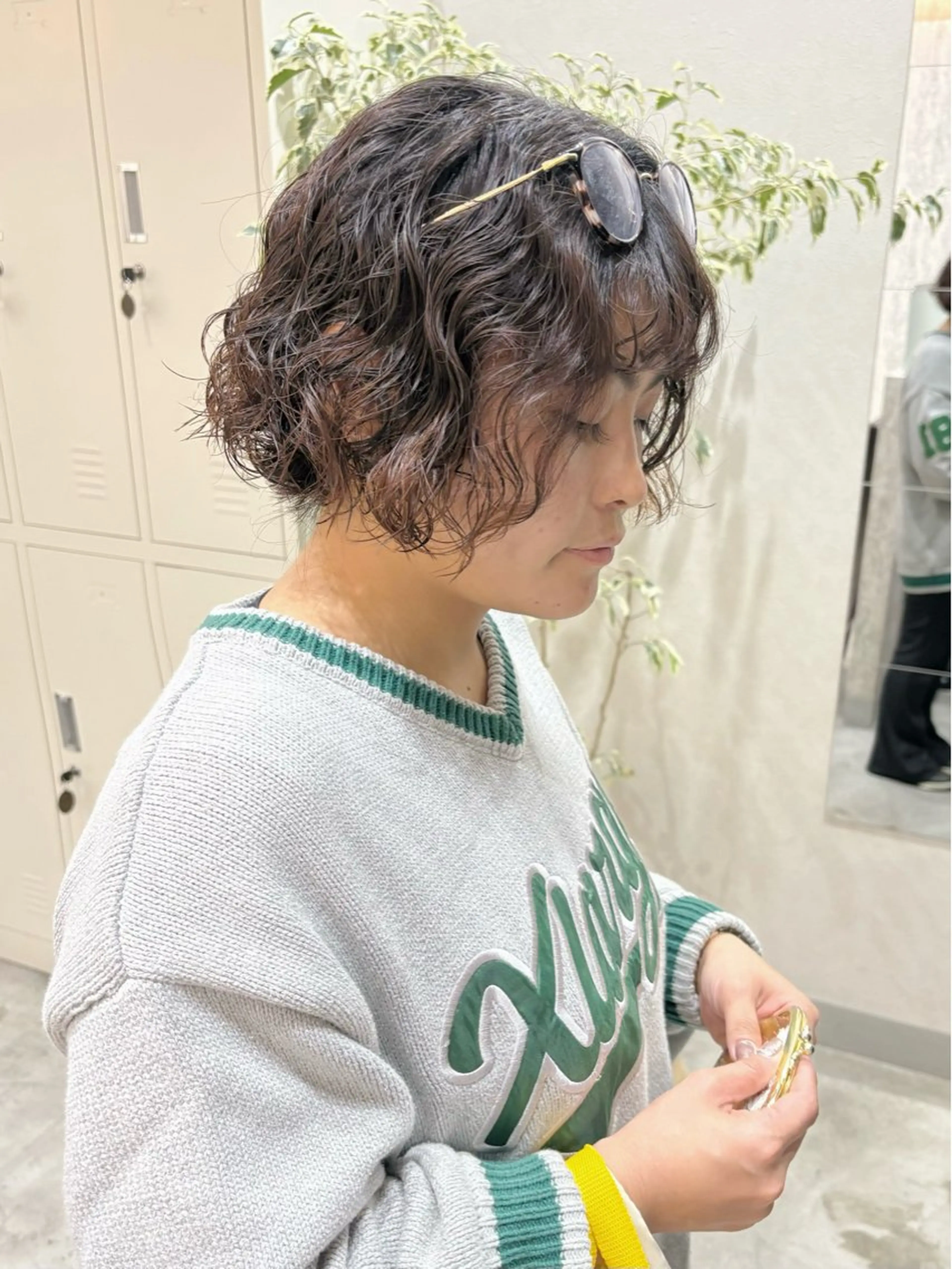 ショート パーマ カット パーマ balance.所属・balance.赤田 蒼空のヘアスタイル