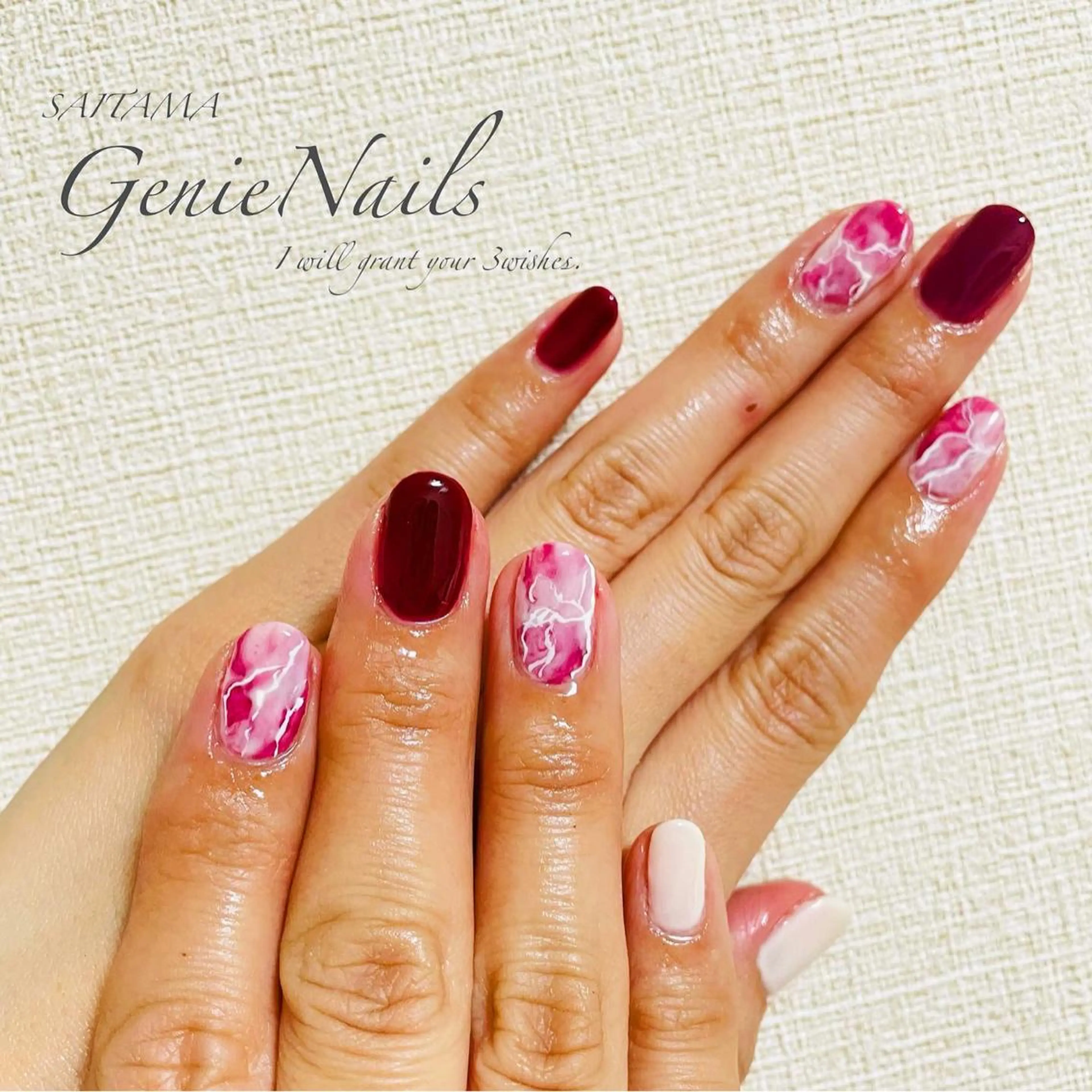 ネイル ニュアンスネイル Genie Nailsのネイルデザイン