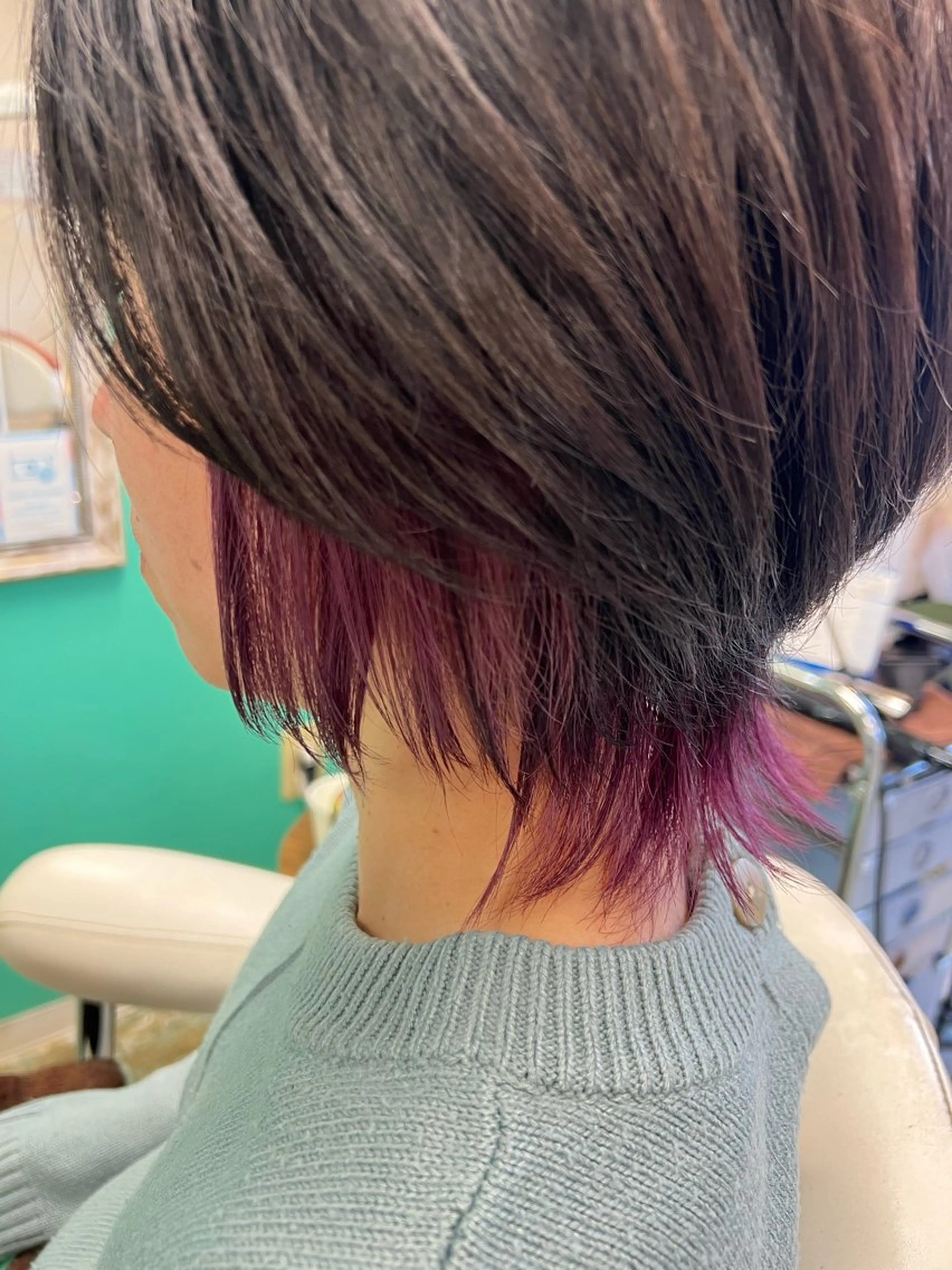 ミディアム カット ヘアカラー Fun  hair make所属・田牧 みゆきのヘアスタイル