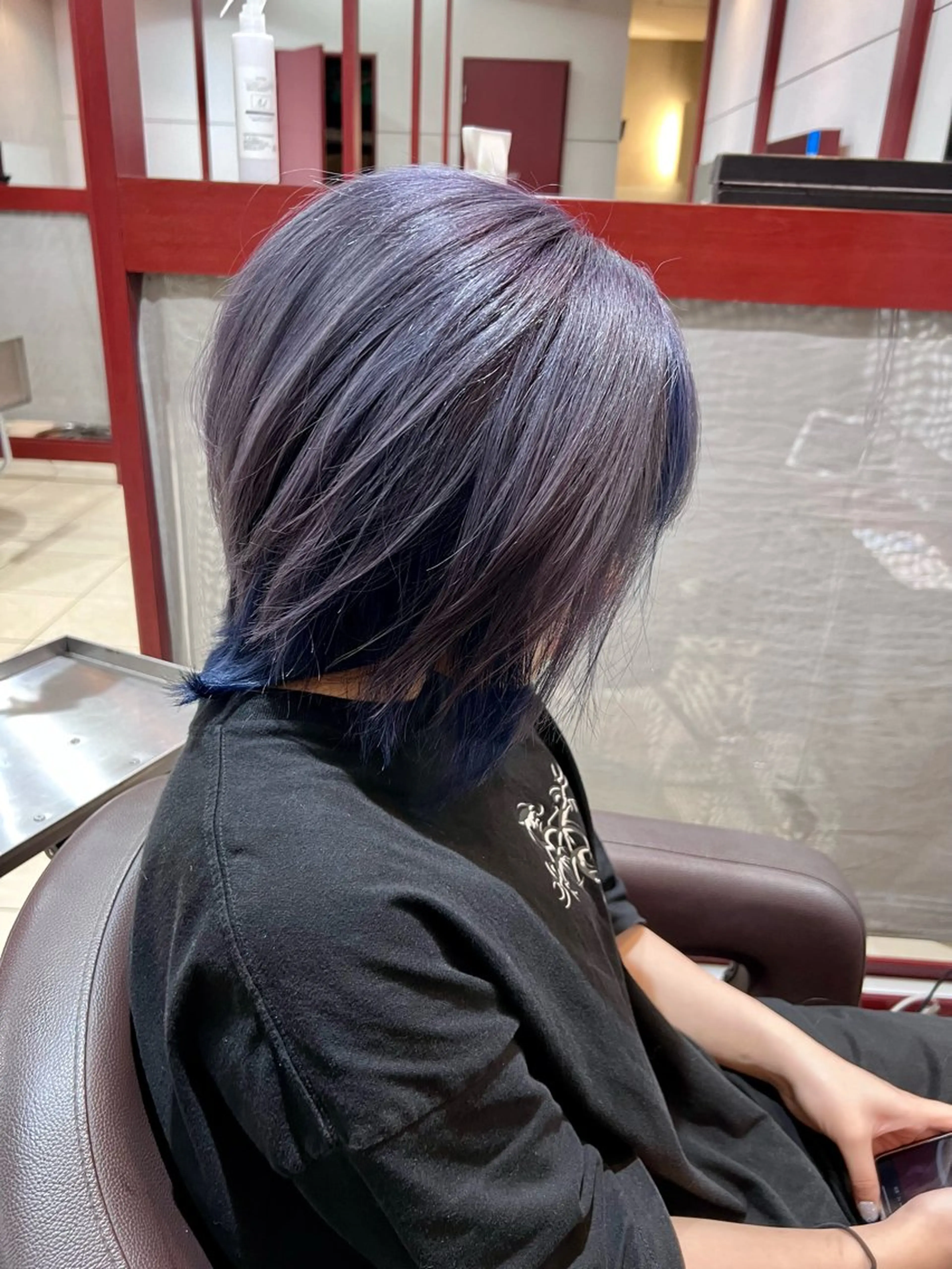 ミディアム ヘアカラー 坂本 優輝のヘアスタイル