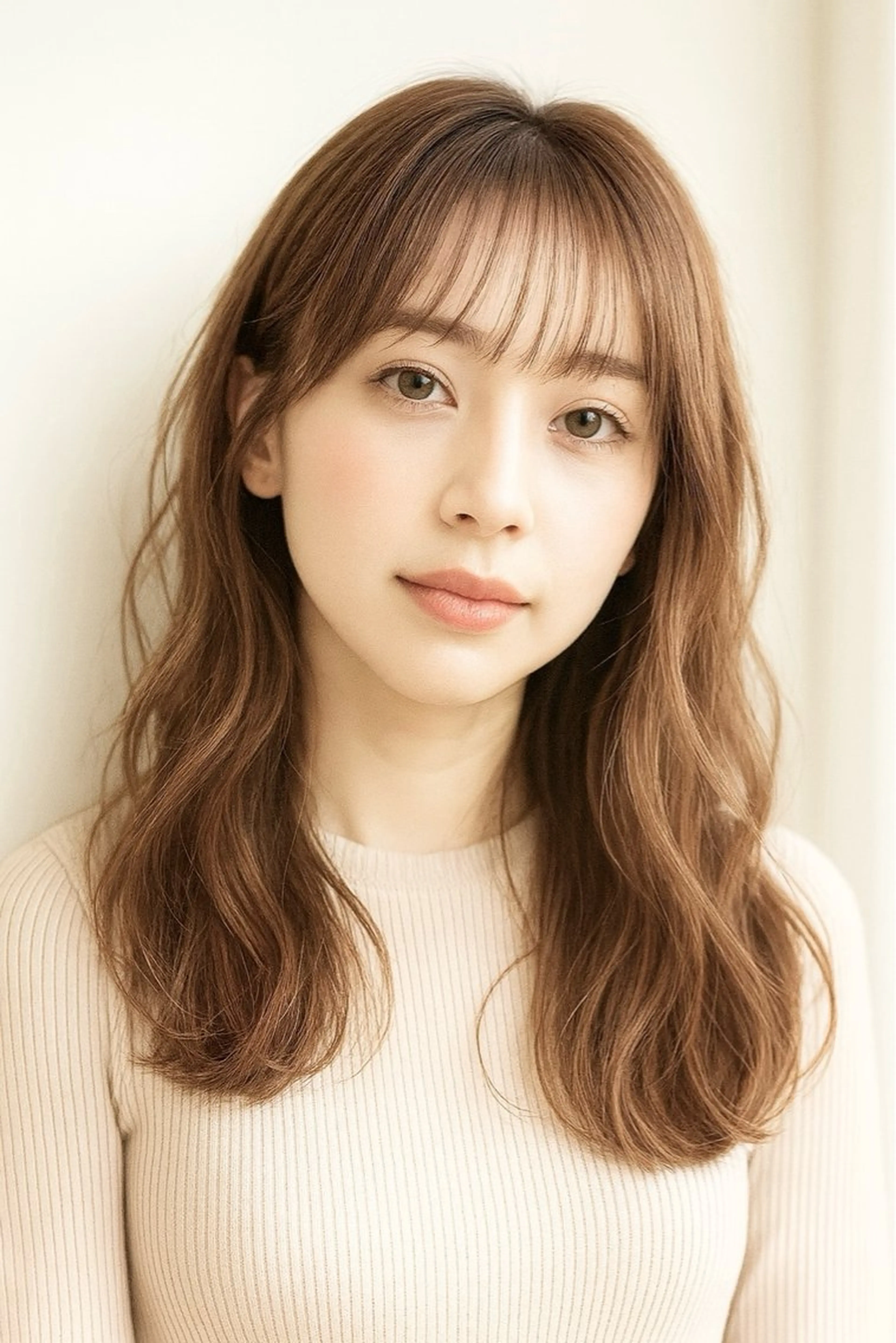 プレミアム潤い艶カラー&小顔カット&トリートメントの写真