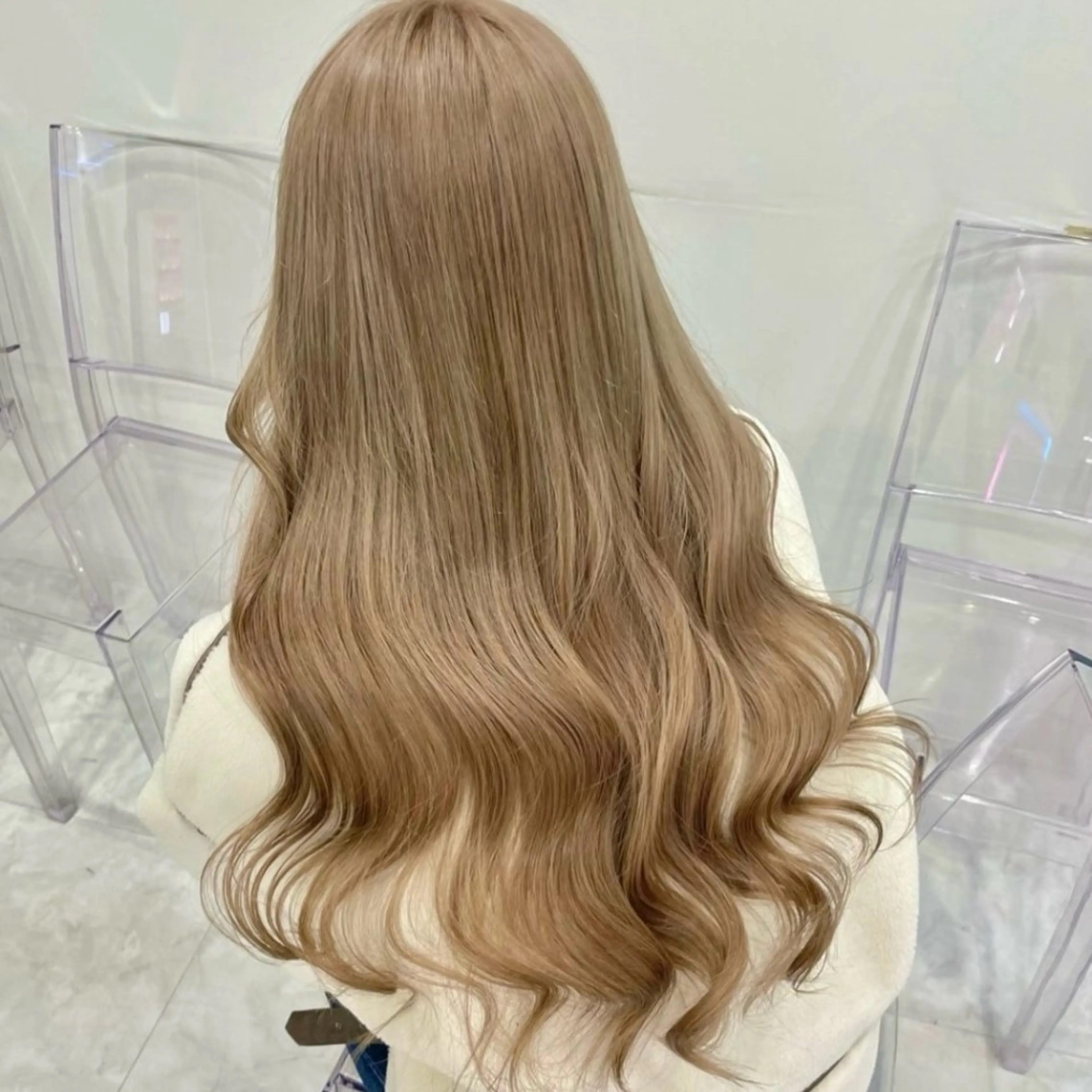 ミディアム カラー 🎀🧁ダメージレス 艶髪カラー🧁🎀のヘアスタイル