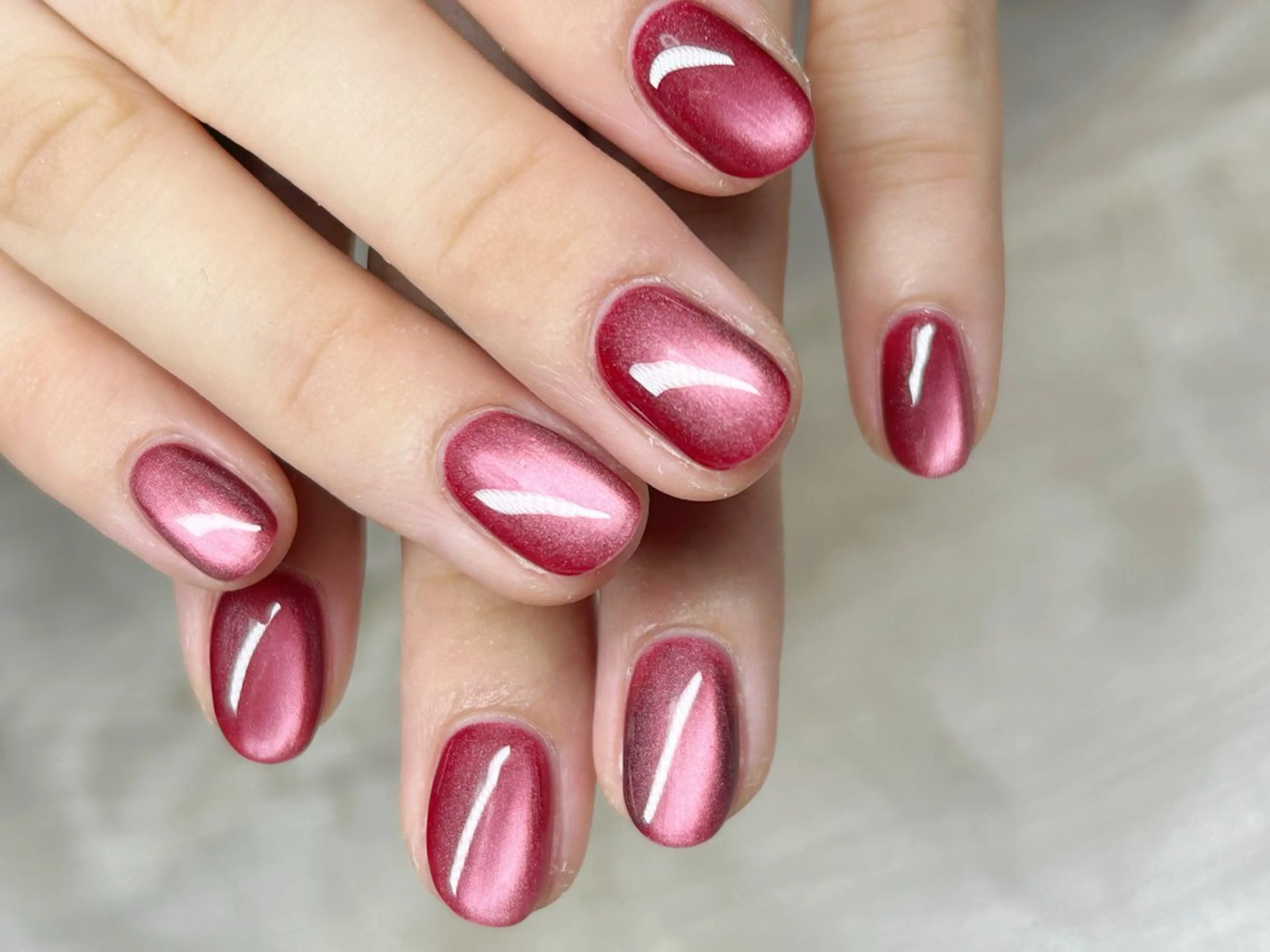 ネイル アートネイル チークネイル 成人式 入学式 長さ出し ハンドネイル Lino Nailのネイルデザイン