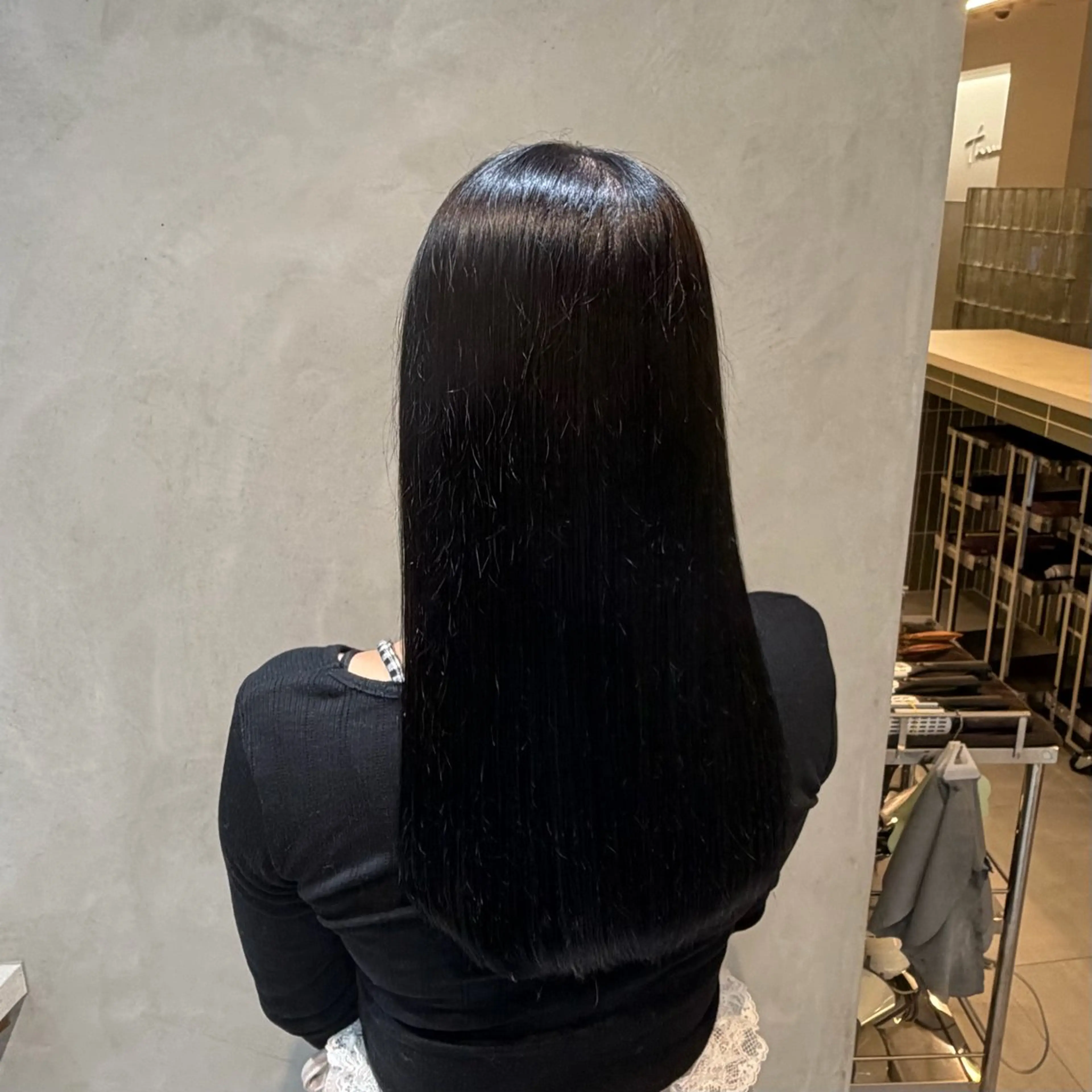 ロング カット ヘアカラー トリートメント three.北浜所属・村田 未来のヘアスタイル