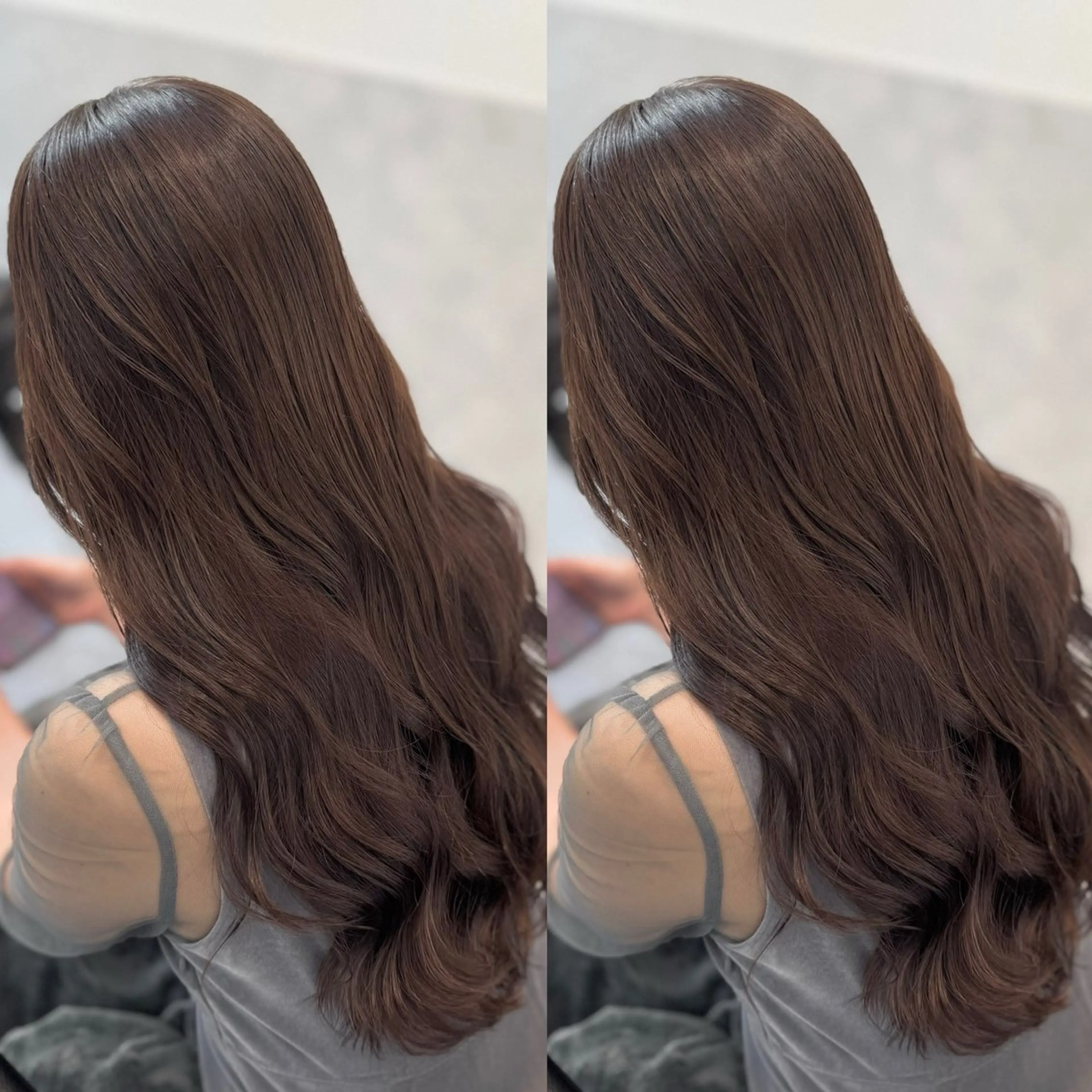 【メンテナンスカット】＋【ケアカラー】＋【《Oggiotto》トリートメント】の写真