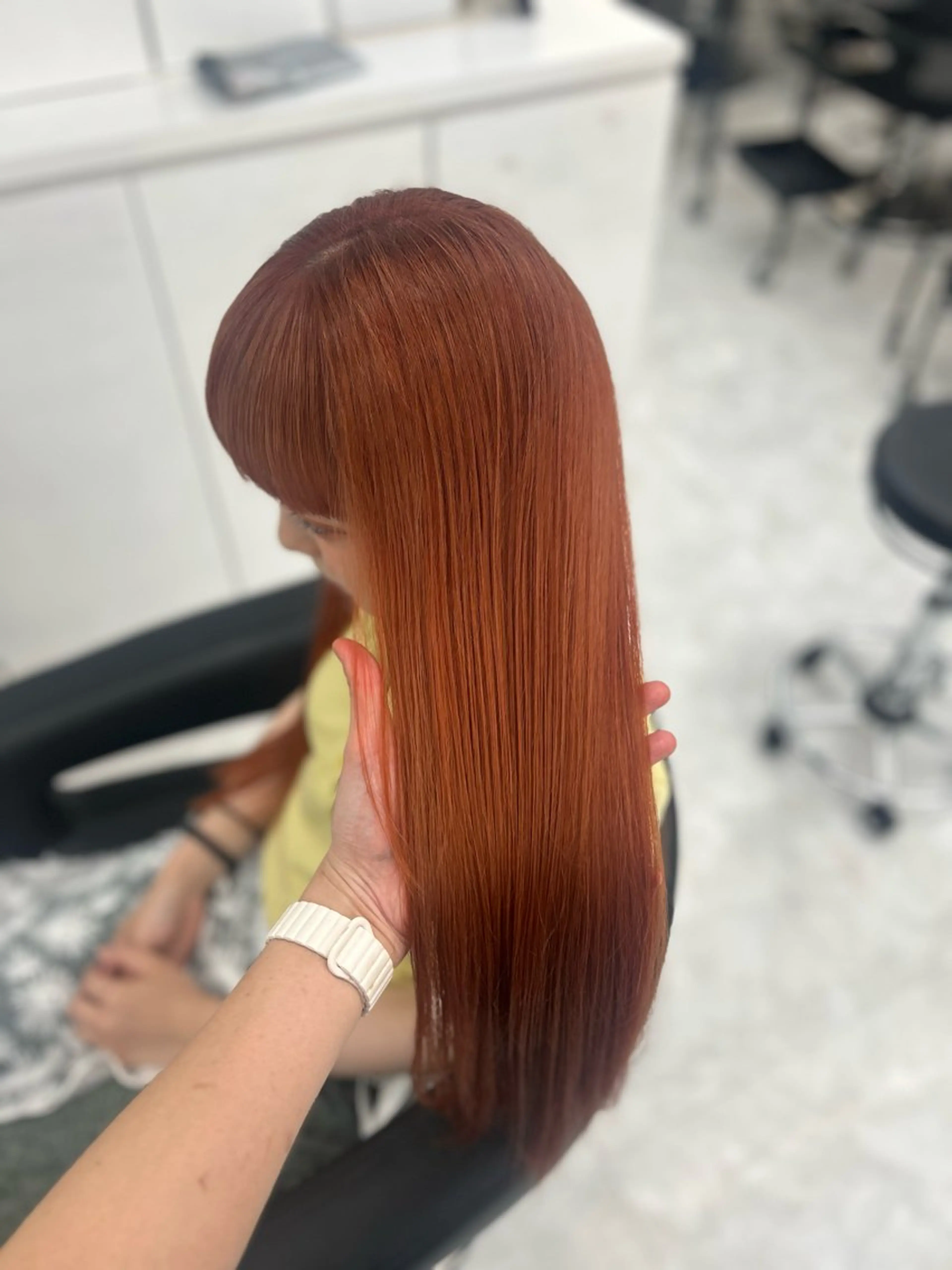 ロング ヘアカラー 🥀艶髪/似合わせ 暖色/まな🥀のヘアスタイル