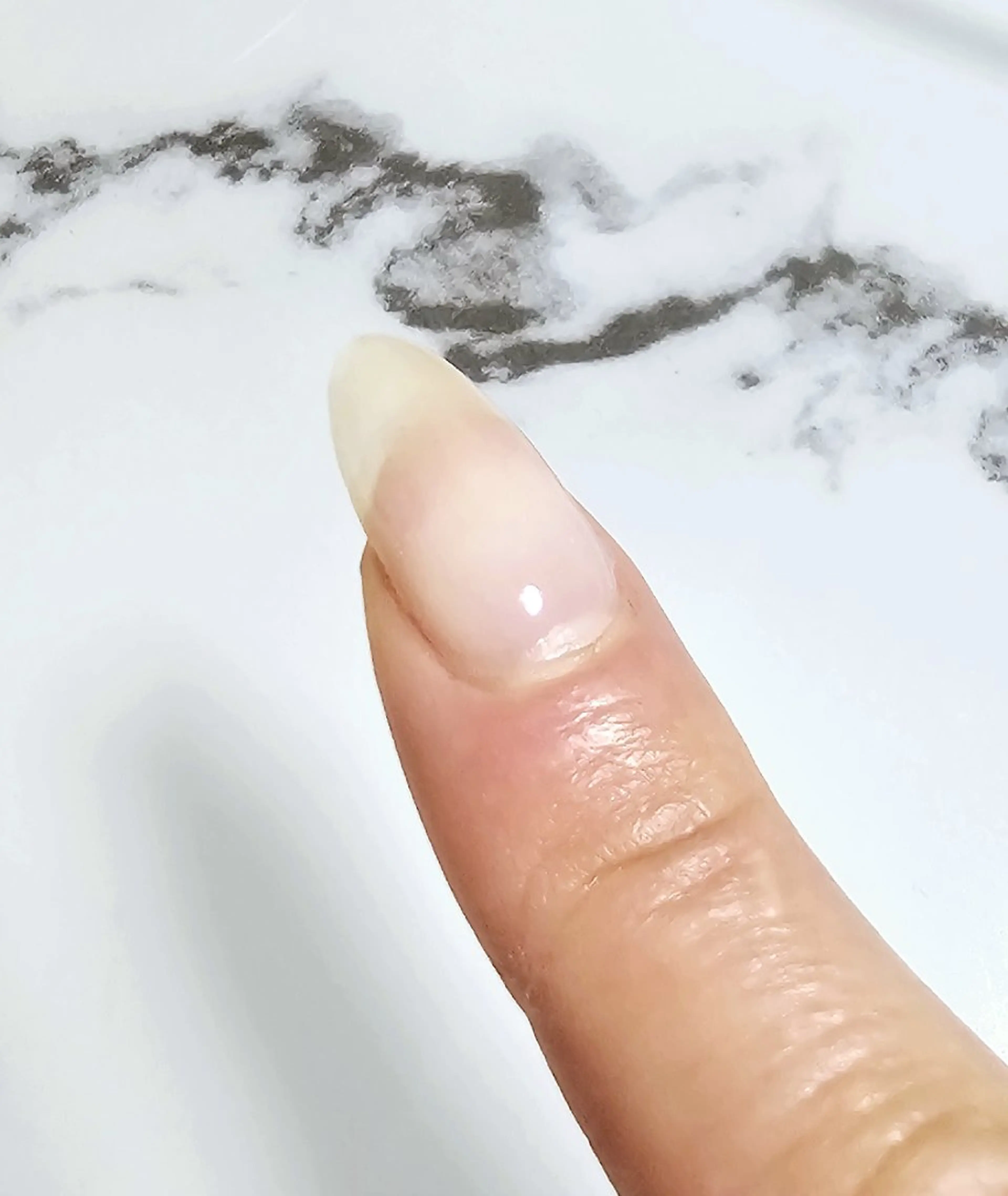 ジェルの長さだし(強度あり)の写真