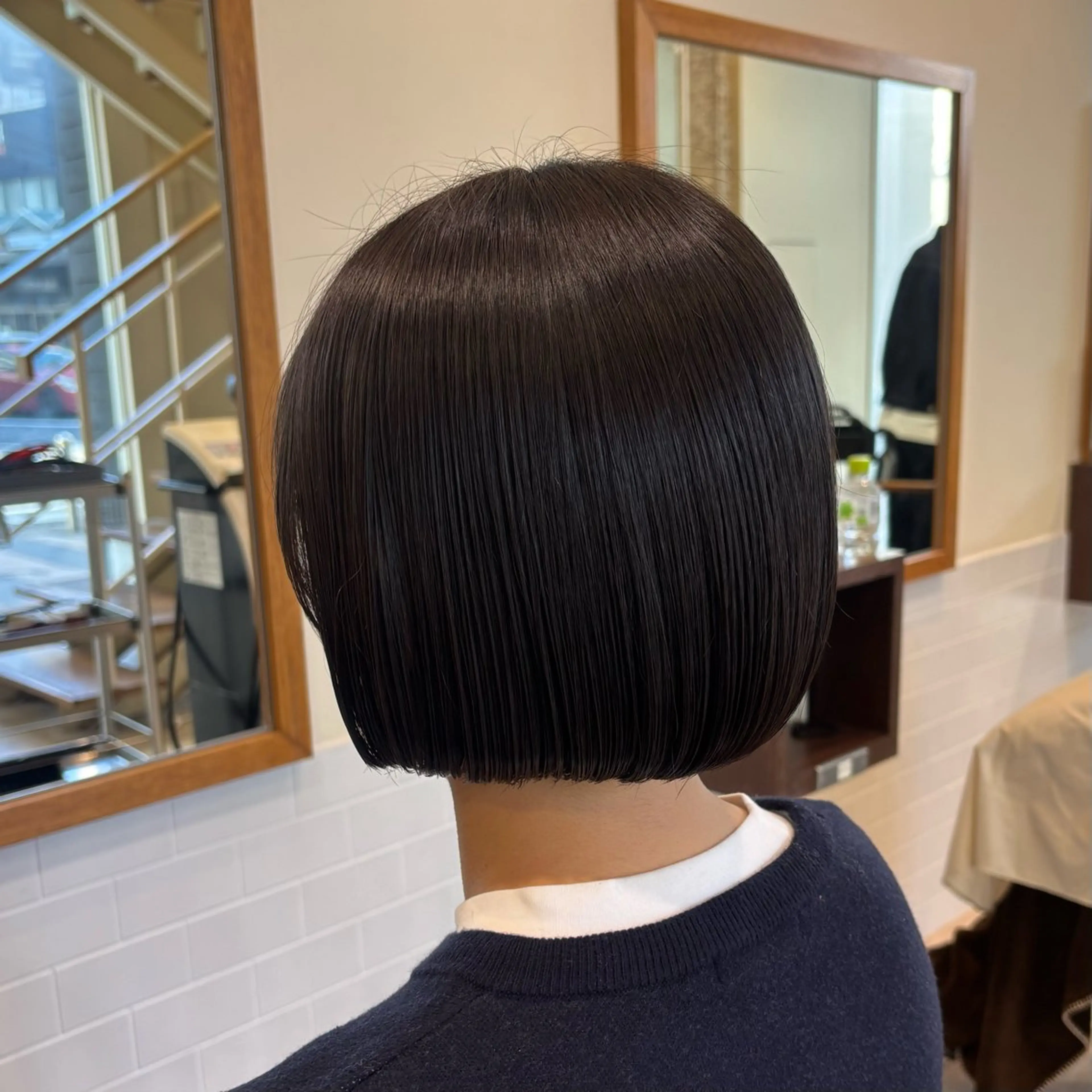 ショート ボブ カット RISAKO🏁 ボブ/レイヤーのヘアスタイル