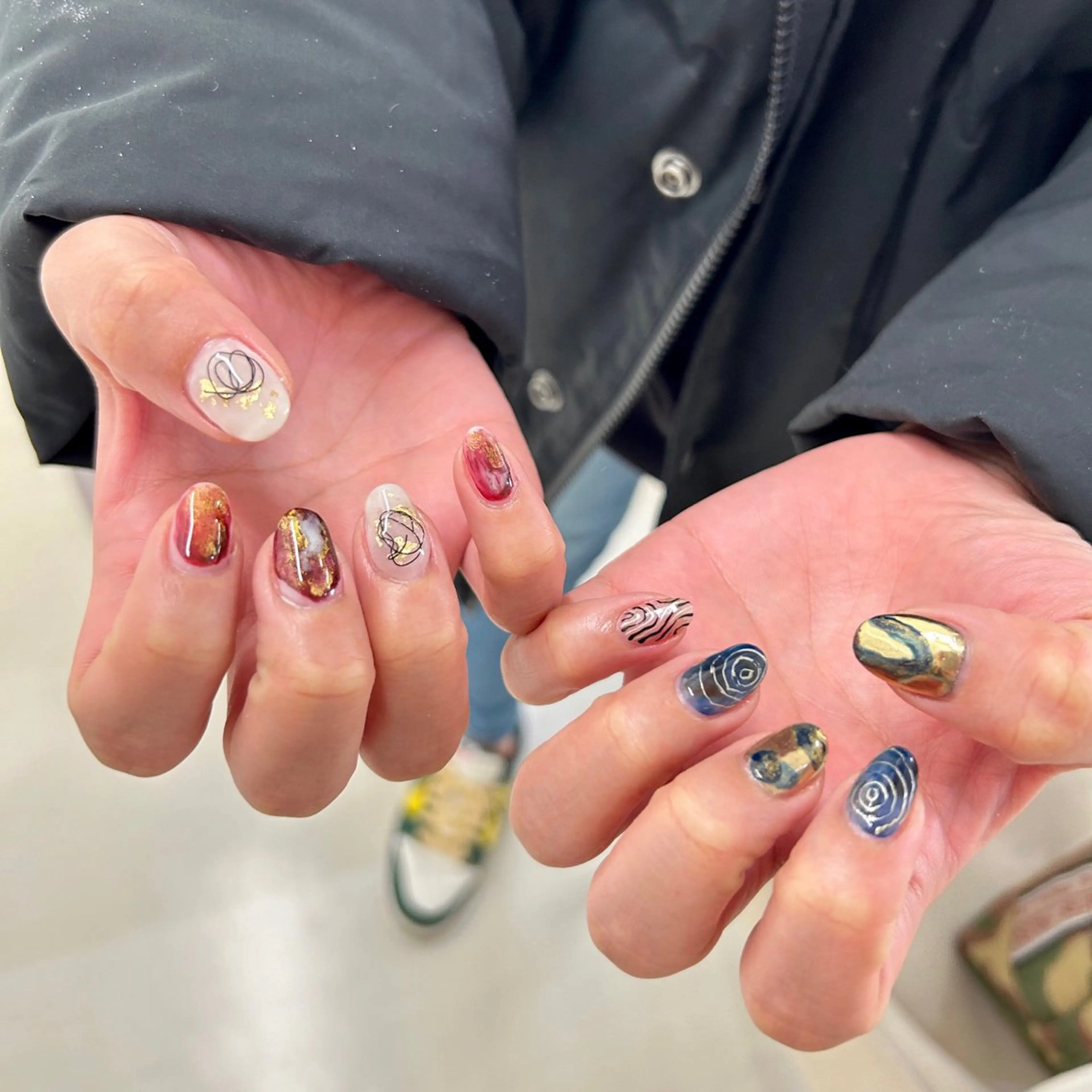 ネイル アートネイル ジェルネイル キラキラネイル ニュアンスネイル スカルプネイル nailstudio eviz新宿店のネイルデザイン