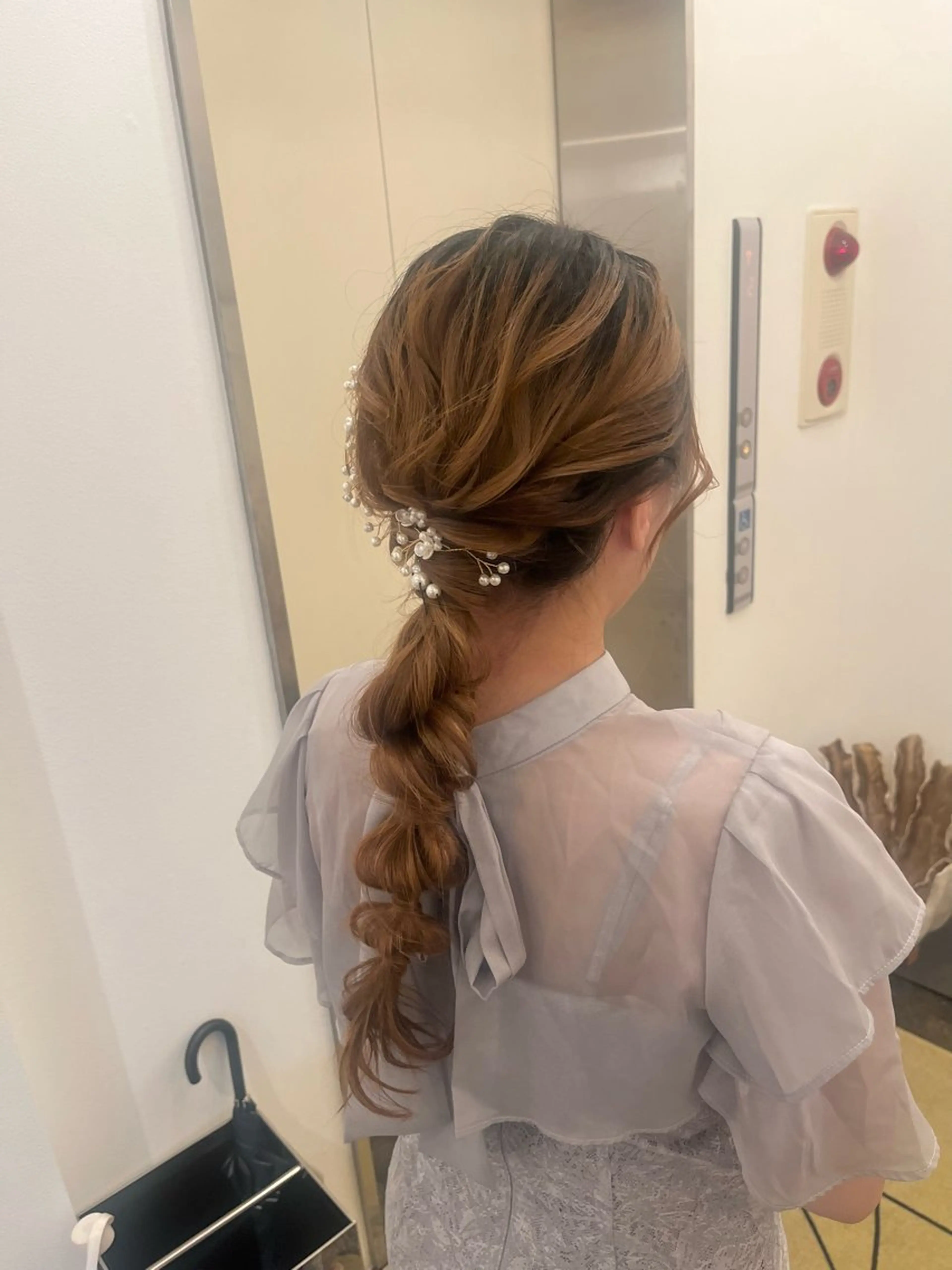 ロング ヘアアレンジ ヘアセット 都築 明日香のヘアスタイル