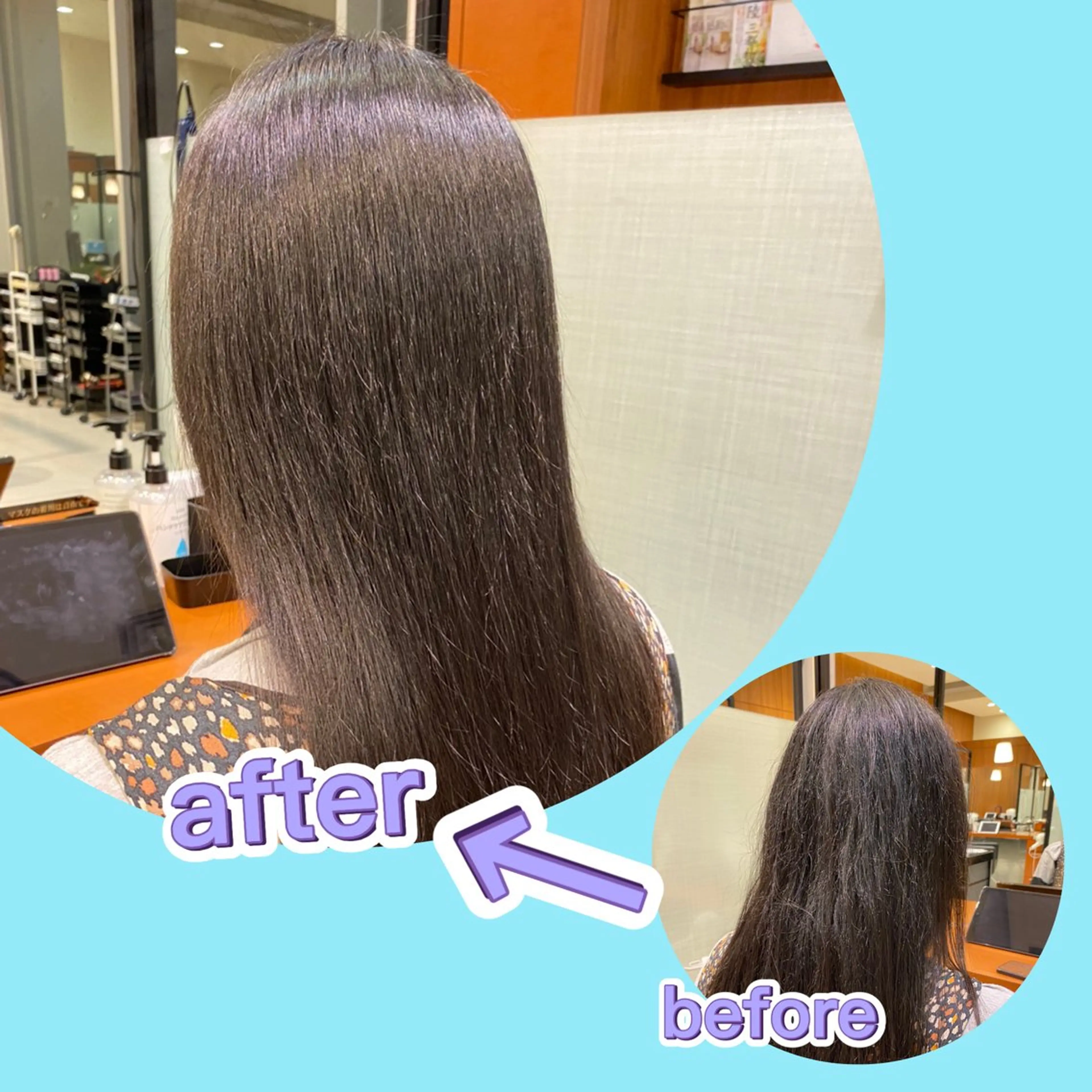 ロング 縮毛矯正 メンズカット🌈 鈴木達也のヘアスタイル