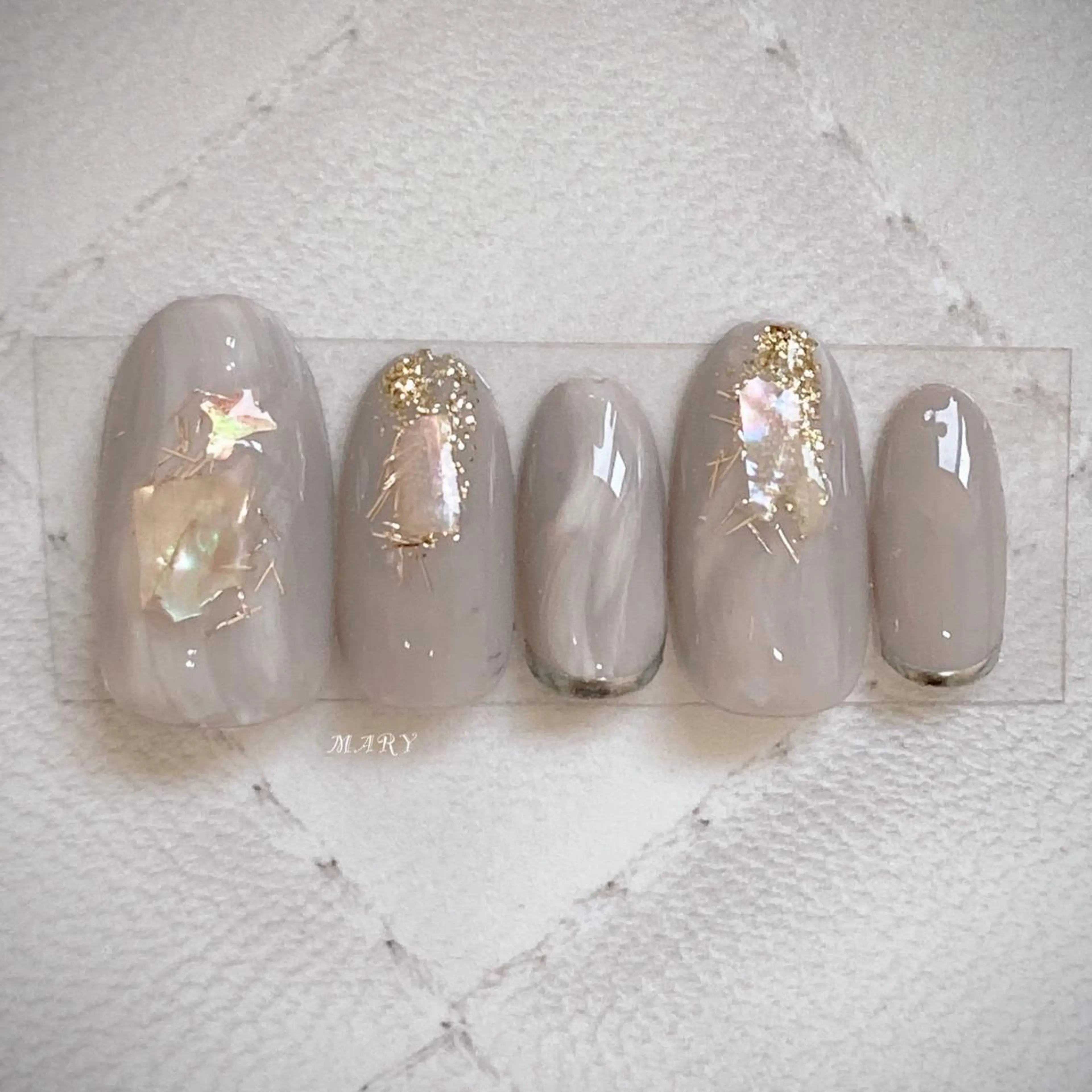 ネイル ニュアンスネイル ワンカラーネイル ハンドネイル Mary nail所属・Mary nail .narumiのネイルデザイン